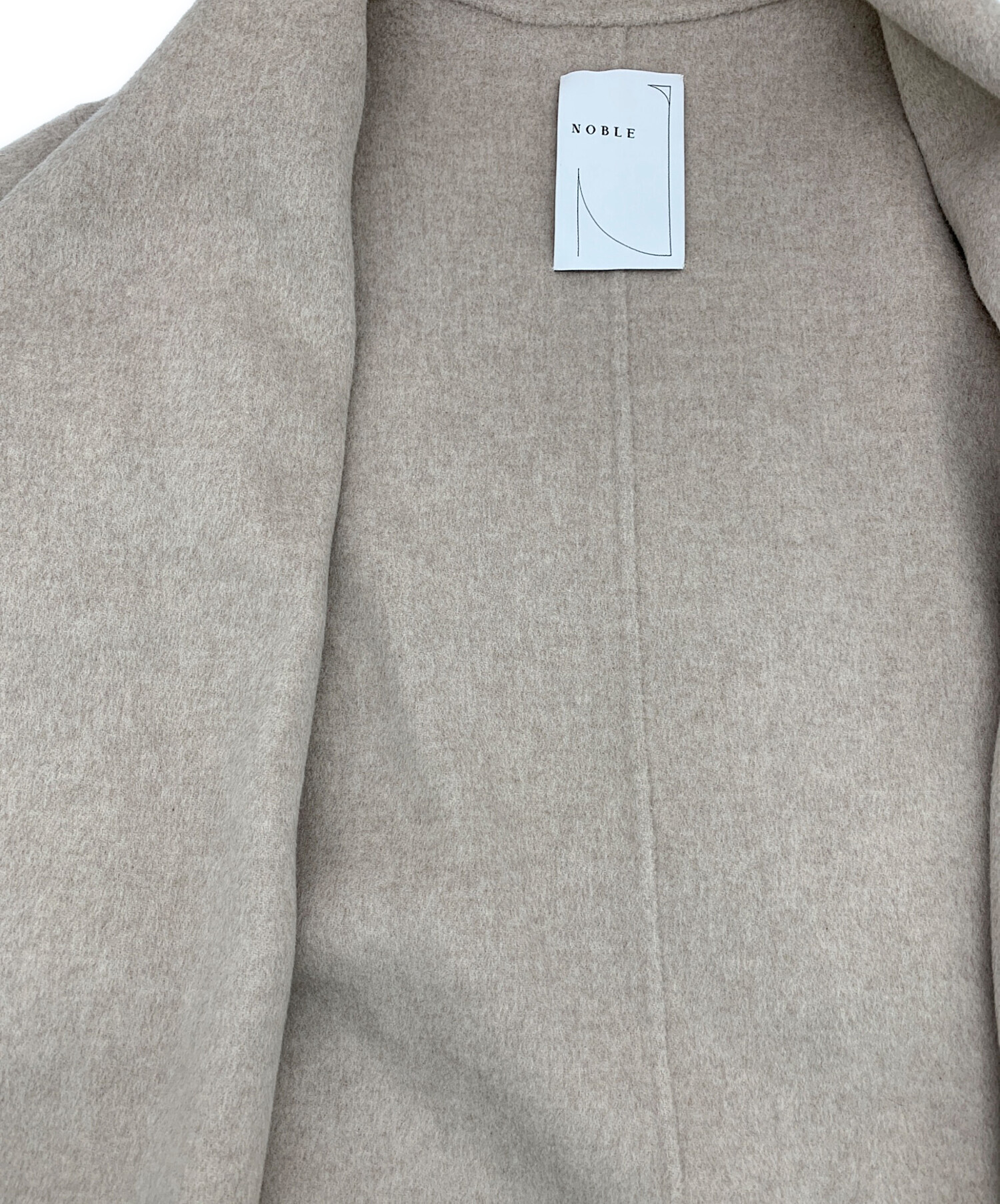 中古・古着通販】Noble (ノーブル) ウールチェスターコート ベージュ