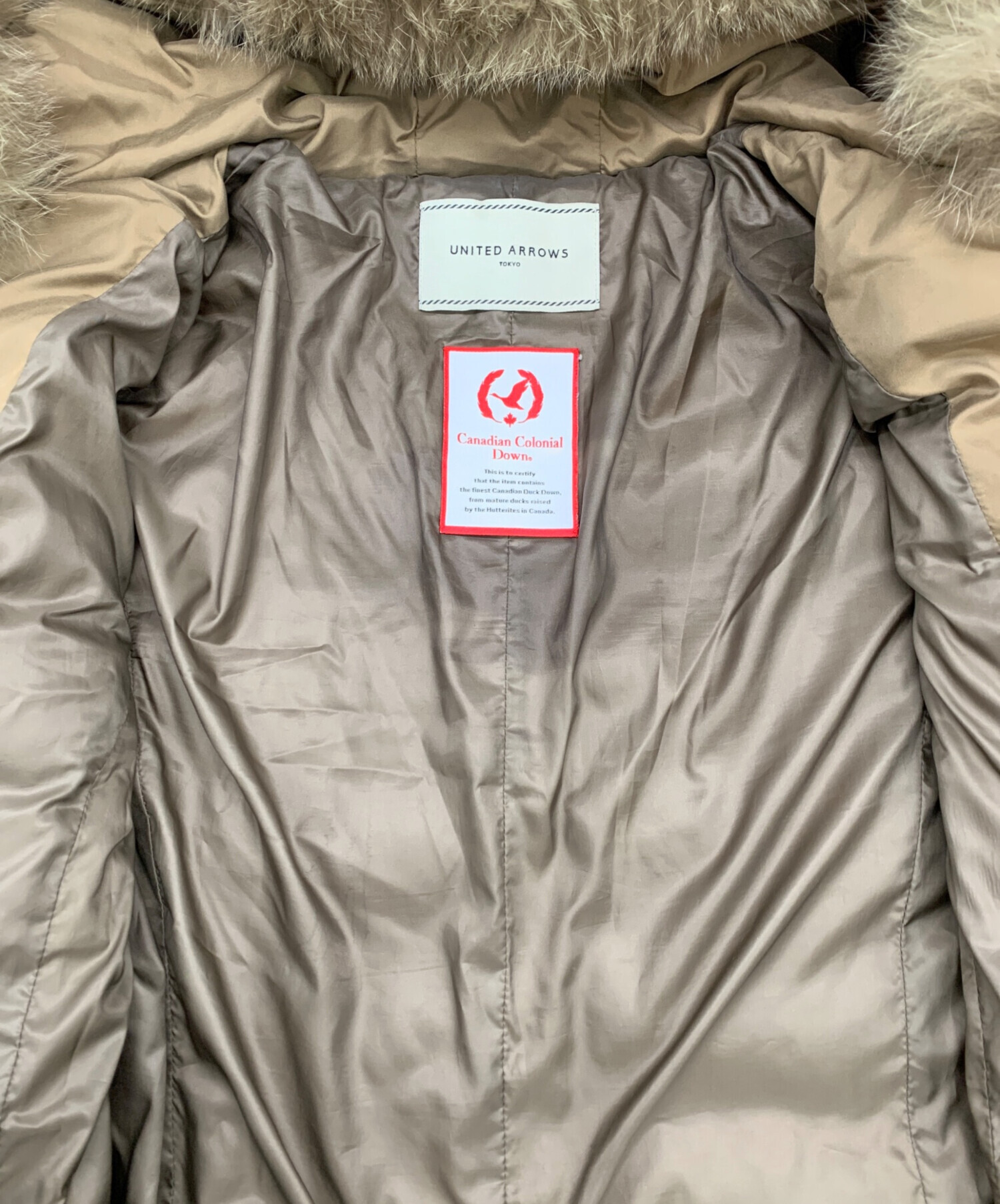 中古・古着通販】UNITED ARROWS (ユナイテッドアローズ) ダウンコート 