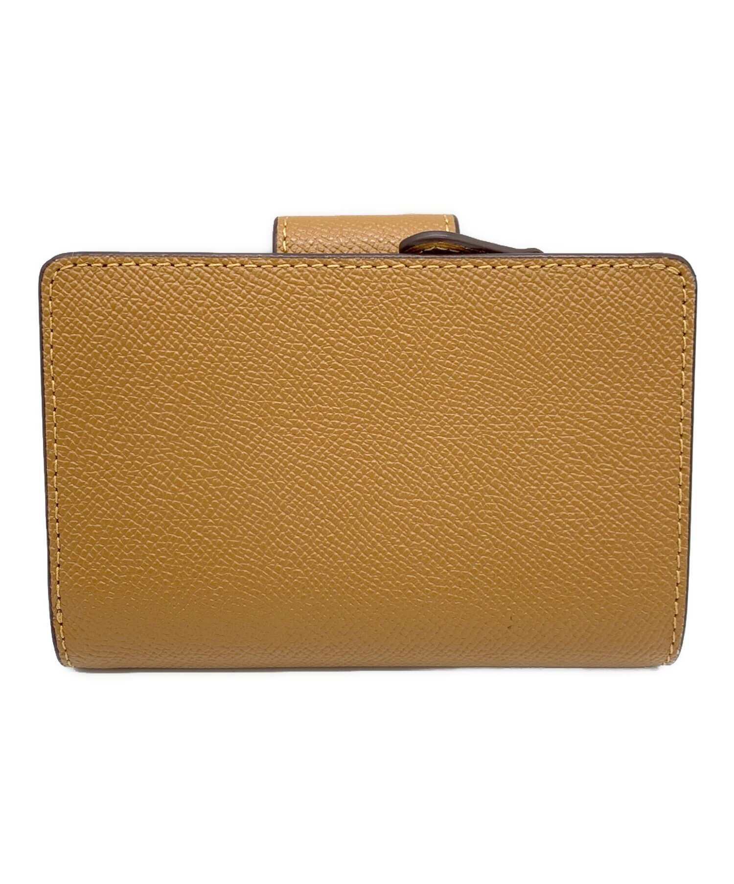中古・古着通販】COACH (コーチ) 2つ折り財布 ブラウン｜ブランド 