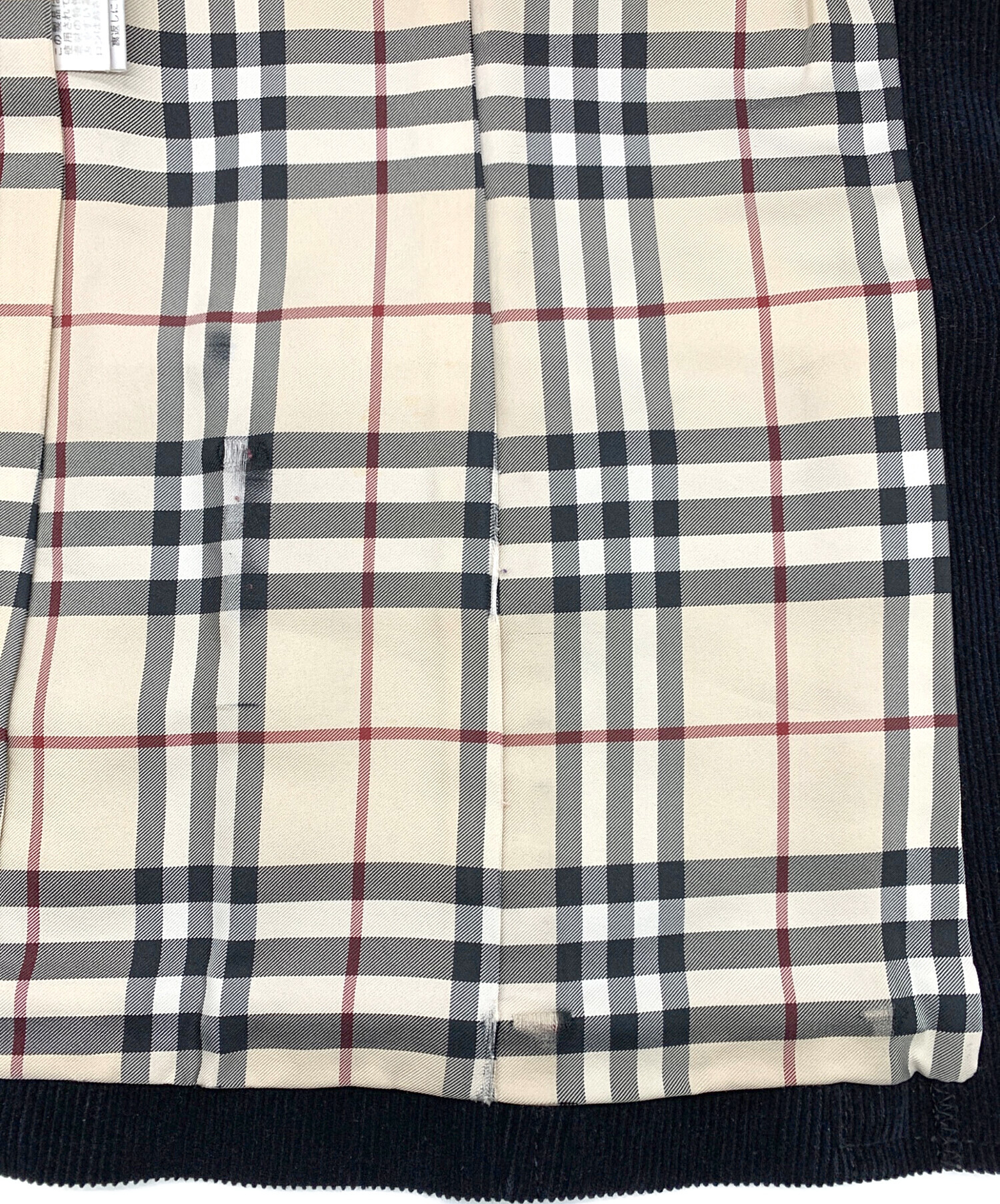 バーバリーロンドン　コーデュロイ　ジャケット チェック　ブラウン　42サイズ 中古・古着通販】BURBERRY LONDON (バーバリーロンドン