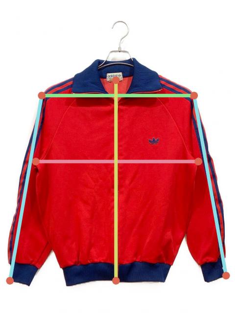 中古・古着通販】adidas (アディダス) トラックジャケット レッド