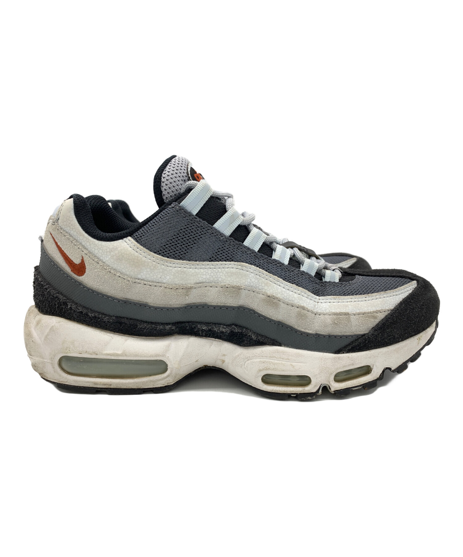 中古・古着通販】NIKE (ナイキ) AIR MAX 95 WOLF GREY/RUGGED ORANGE 