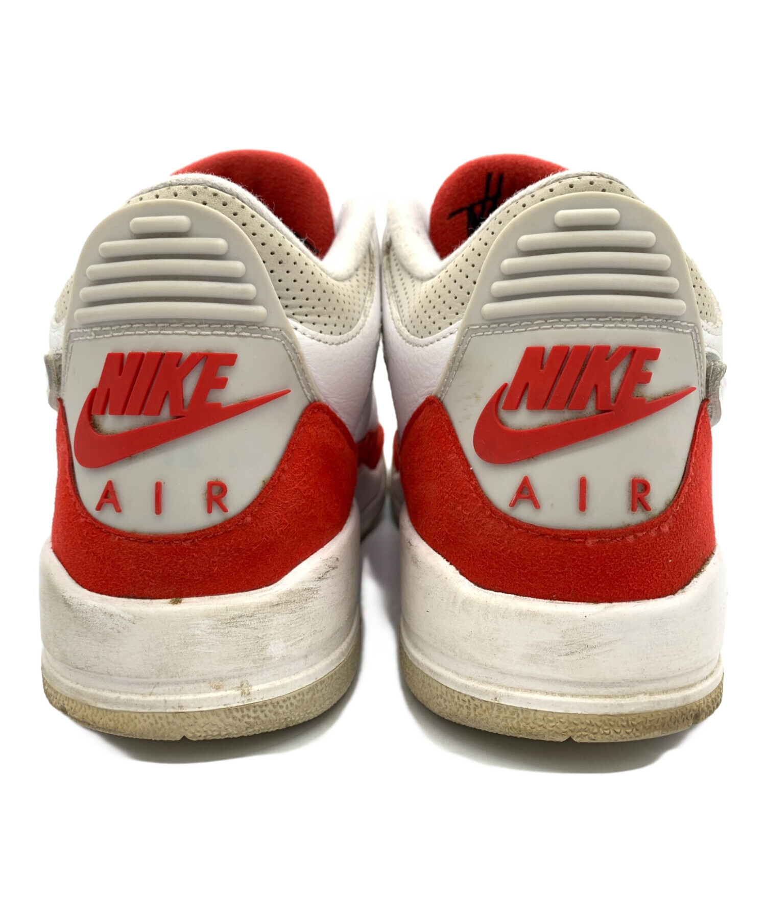 中古・古着通販】NIKE (ナイキ) Air Jordan 3 Retro レッド×ホワイト