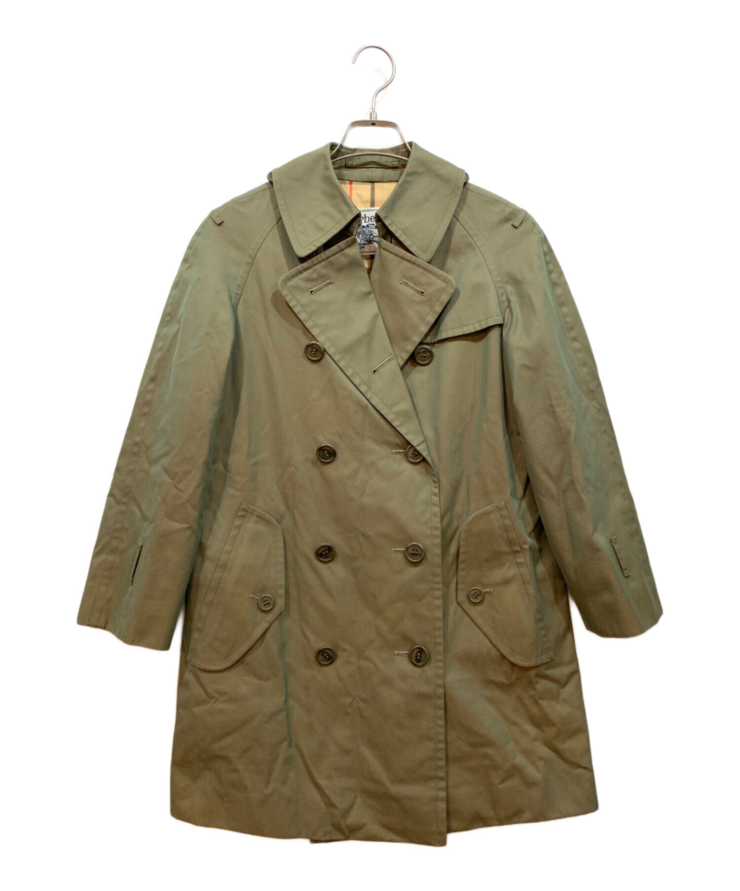 トレンチコート　バーバリー　グリーン　サイズL 中古・古着通販】Burberry's (バーバリー) トレンチコート グリーン