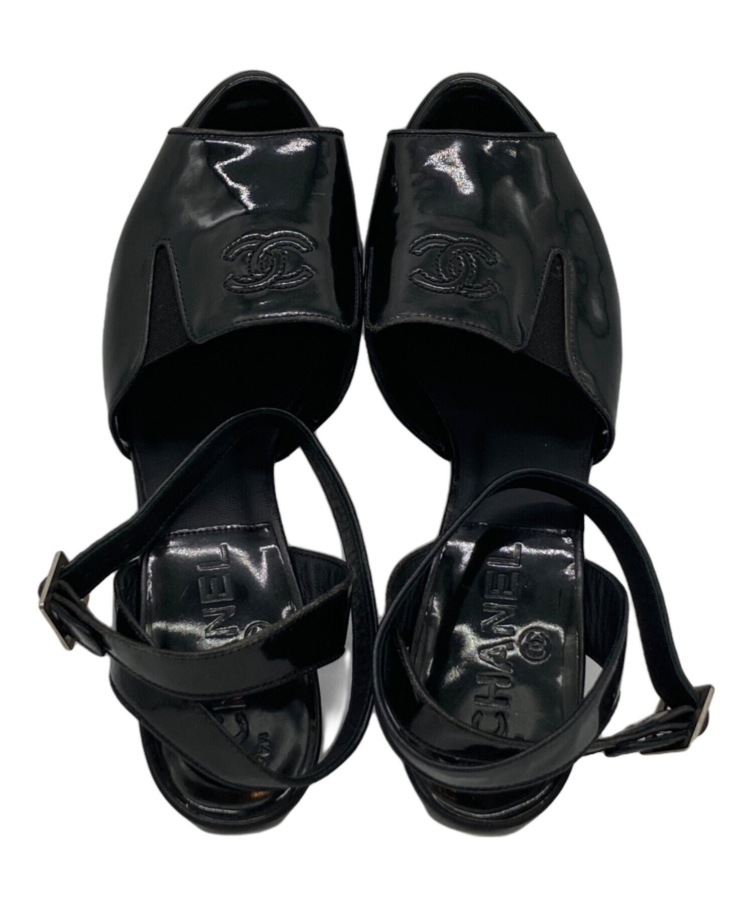 中古・古着通販】CHANEL (シャネル) アンクルストラップサンダル