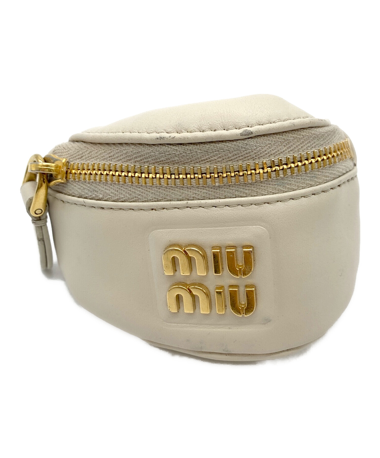 中古・古着通販】MIU MIU (ミュウミュウ) レザーミニポーチ付き