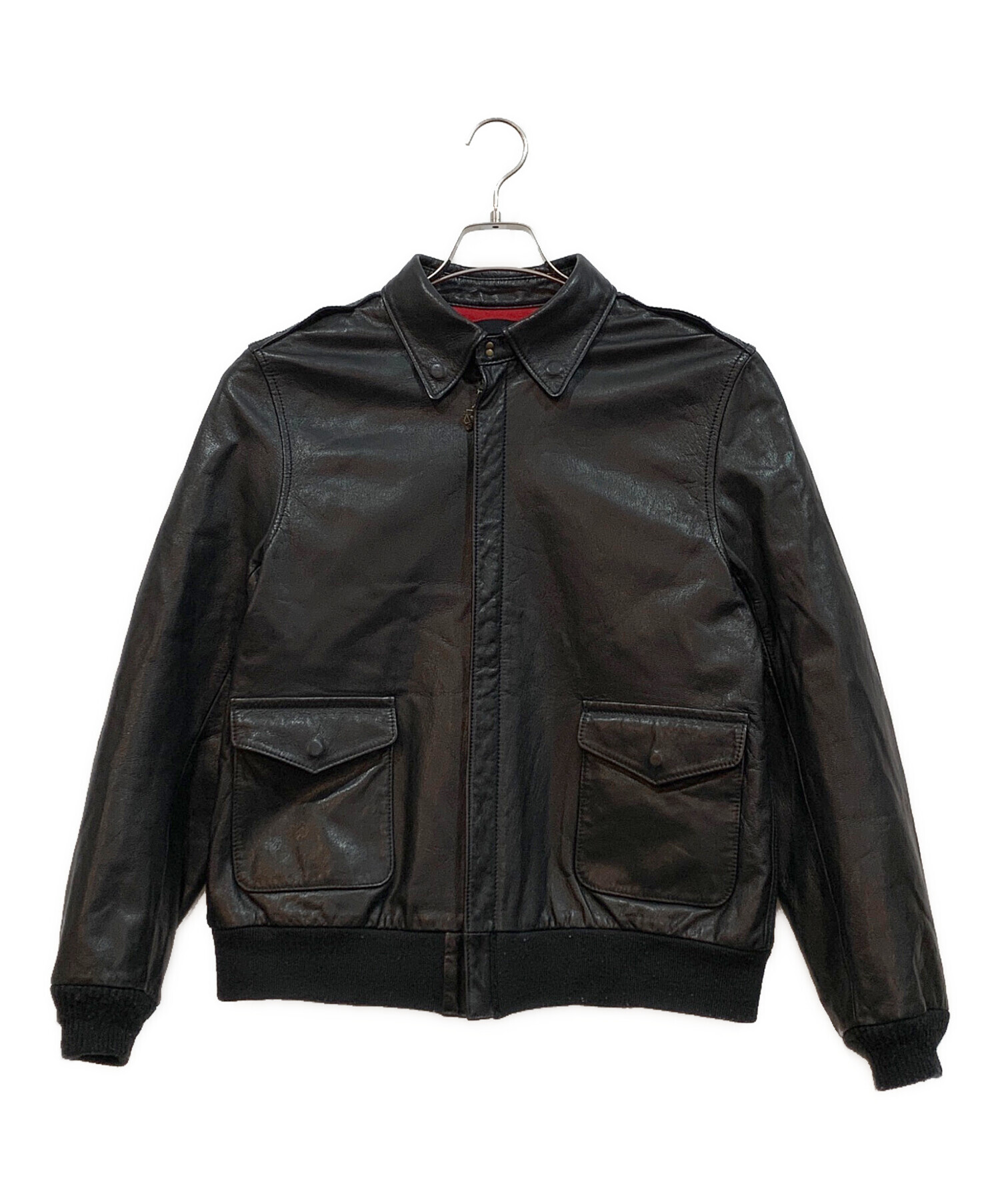 中古・古着通販】McGREGOR (マクレガー) レザージャケット ブラック