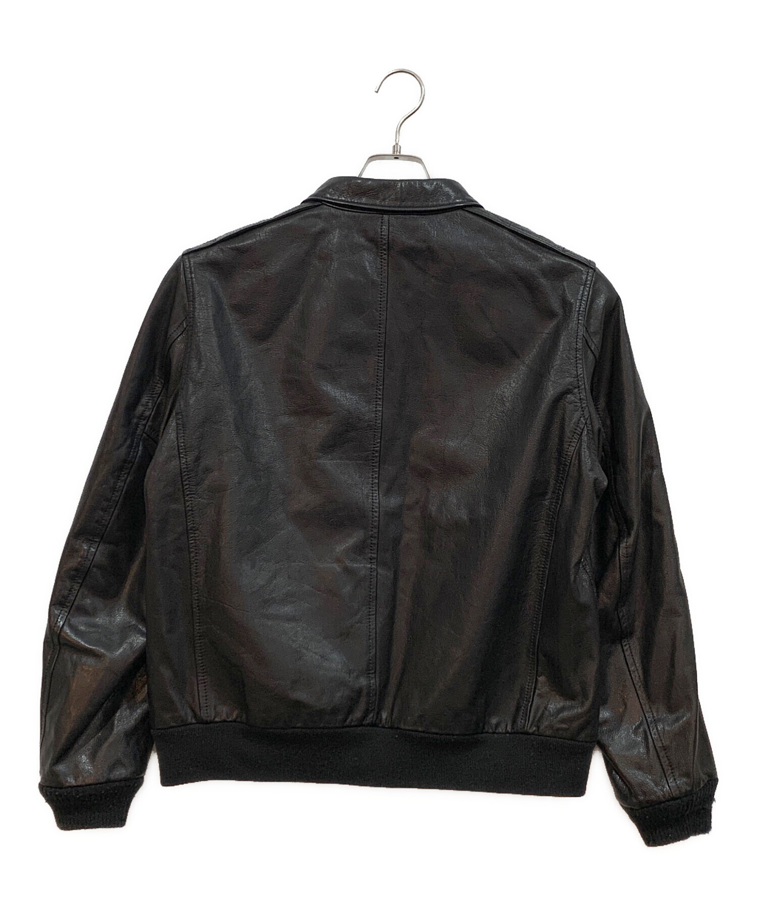 中古・古着通販】McGREGOR (マクレガー) レザージャケット ブラック