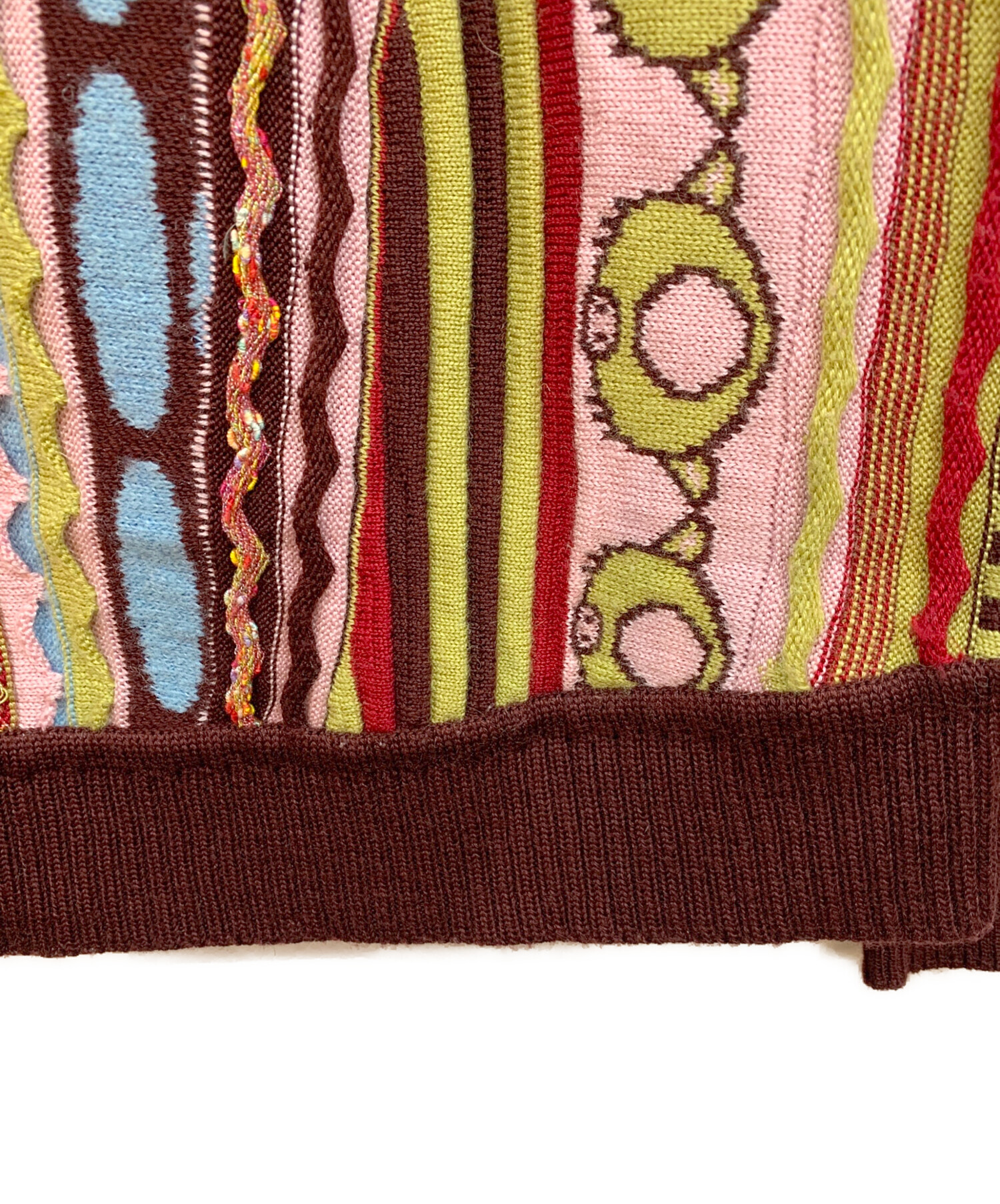 中古・古着通販】OLLEBOREBLA (アルベロベロ) 厚手カーディガン マルチ