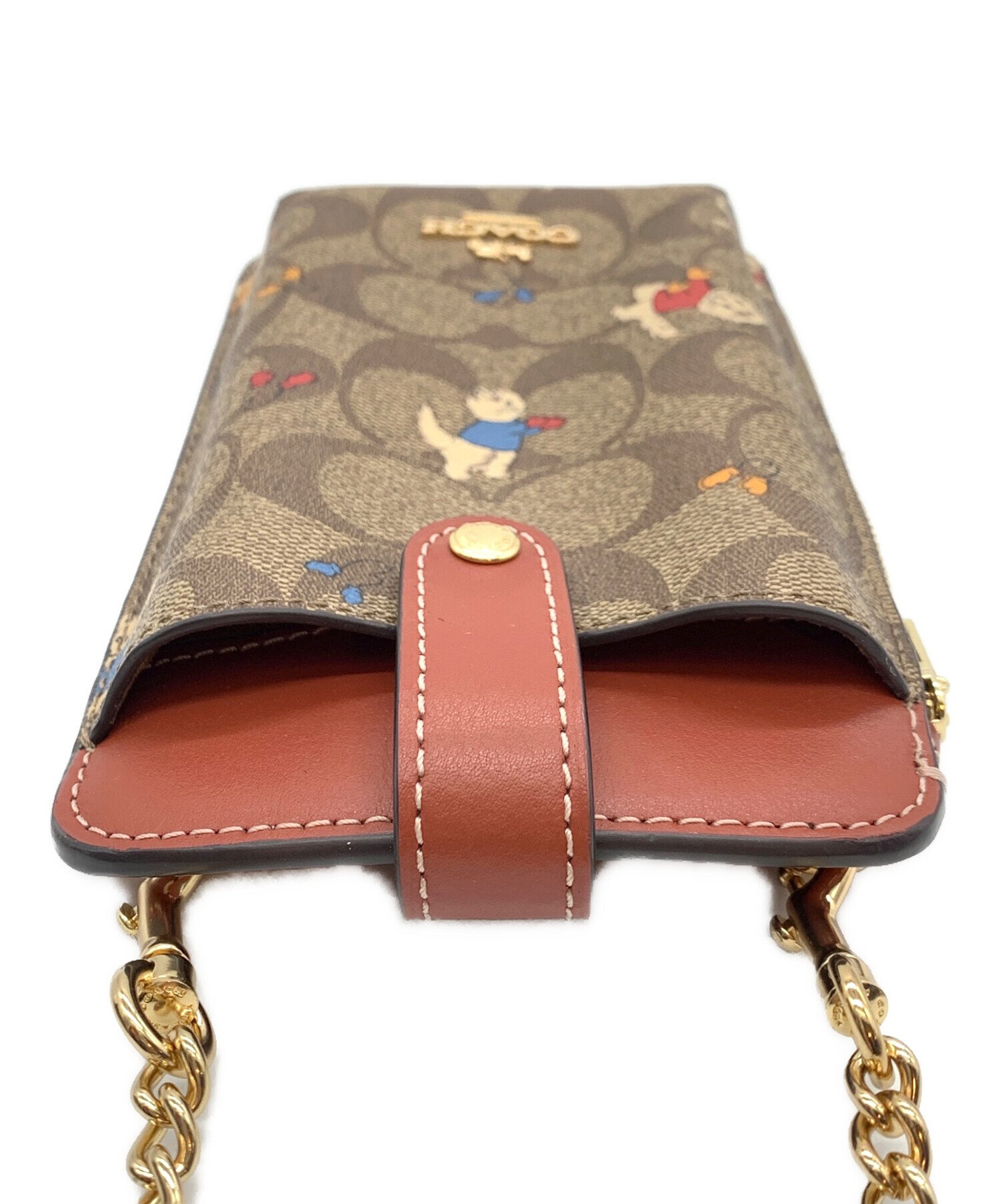 中古・古着通販】COACH (コーチ) スマホショルダーバック ブラウン