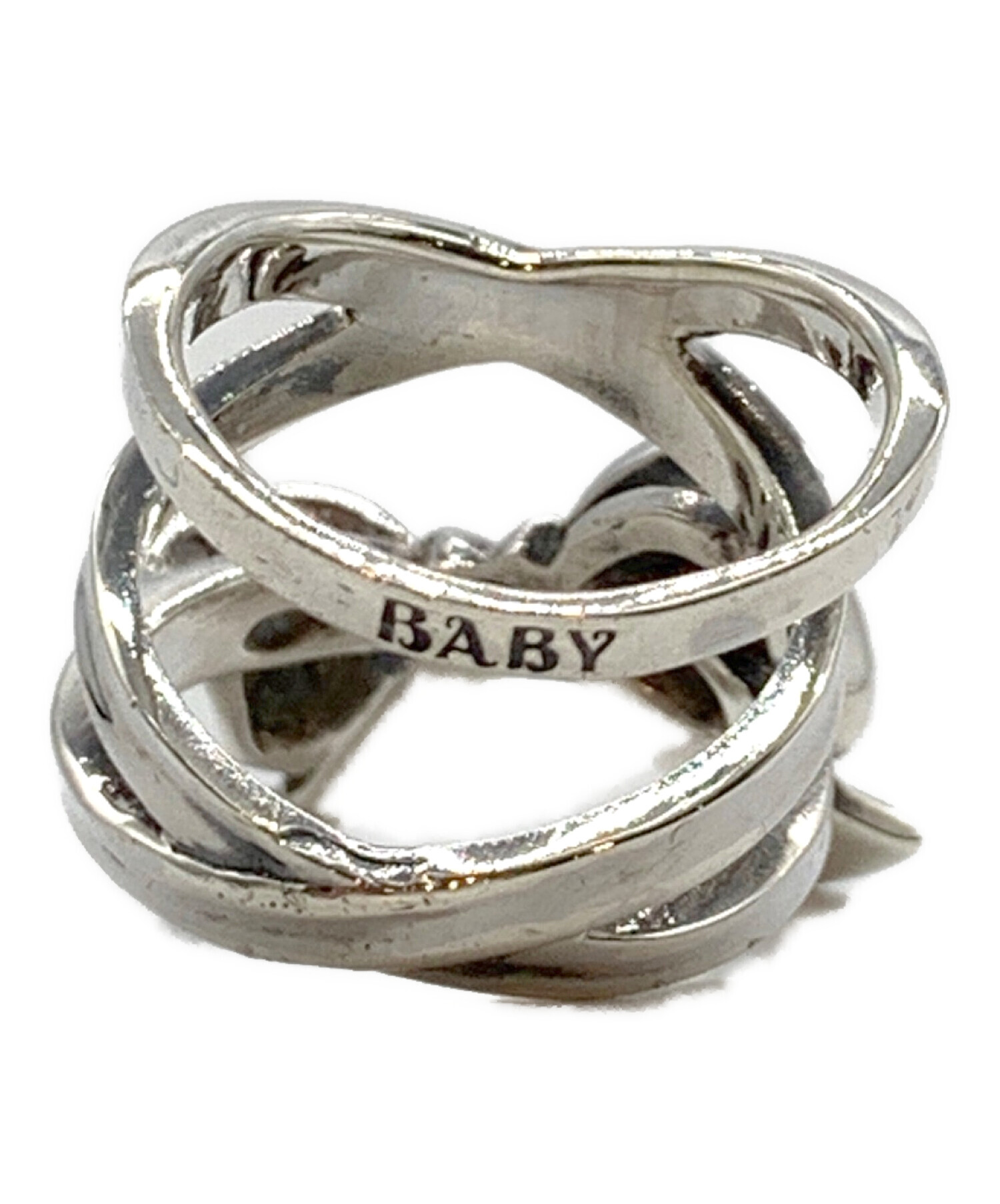 ベイビーザスターズシャインブライト シルバー リボンリング 中古・古着通販】BABY,THE STARS SHINE BRIGHT (ベイビーザスターズ