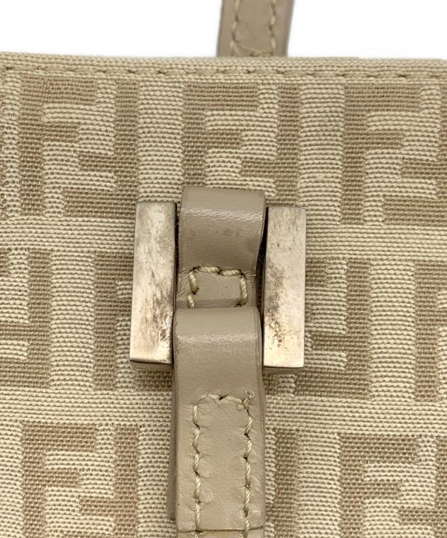 Fendi ハンドバッグ ベージュ ブラウン 中古・古着通販】FENDI (フェンディ) ハンドバッグ ベージュ｜ブランド