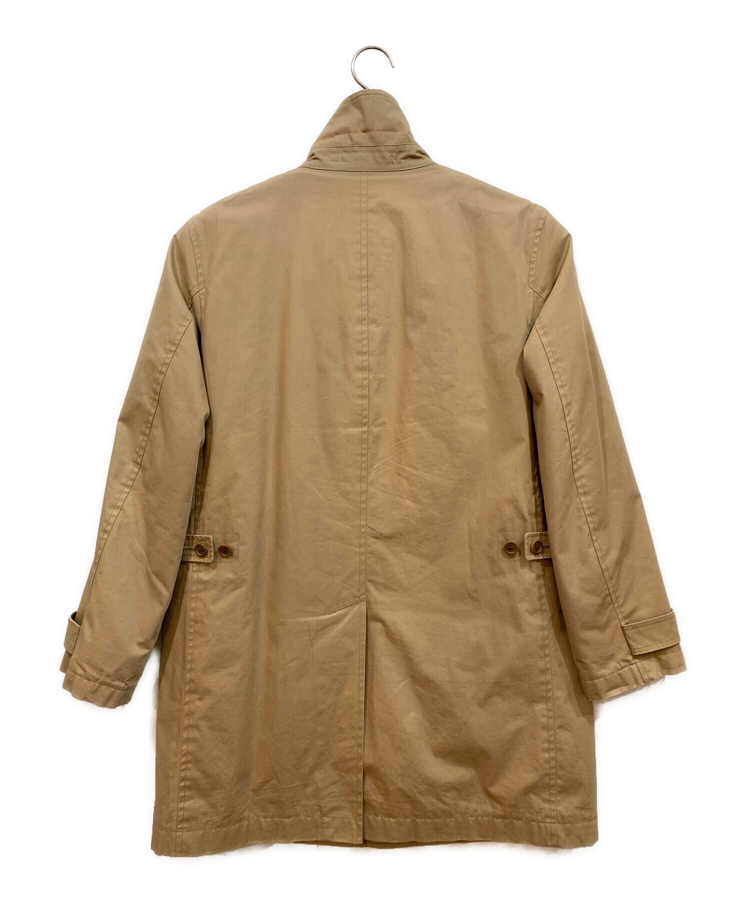 マーガレットハウエル 中綿ライナー付き コート 綿100% ベージュ ゆったりめ マーガレットハウエル 中綿ライナー付き コート 綿100% ベージュ