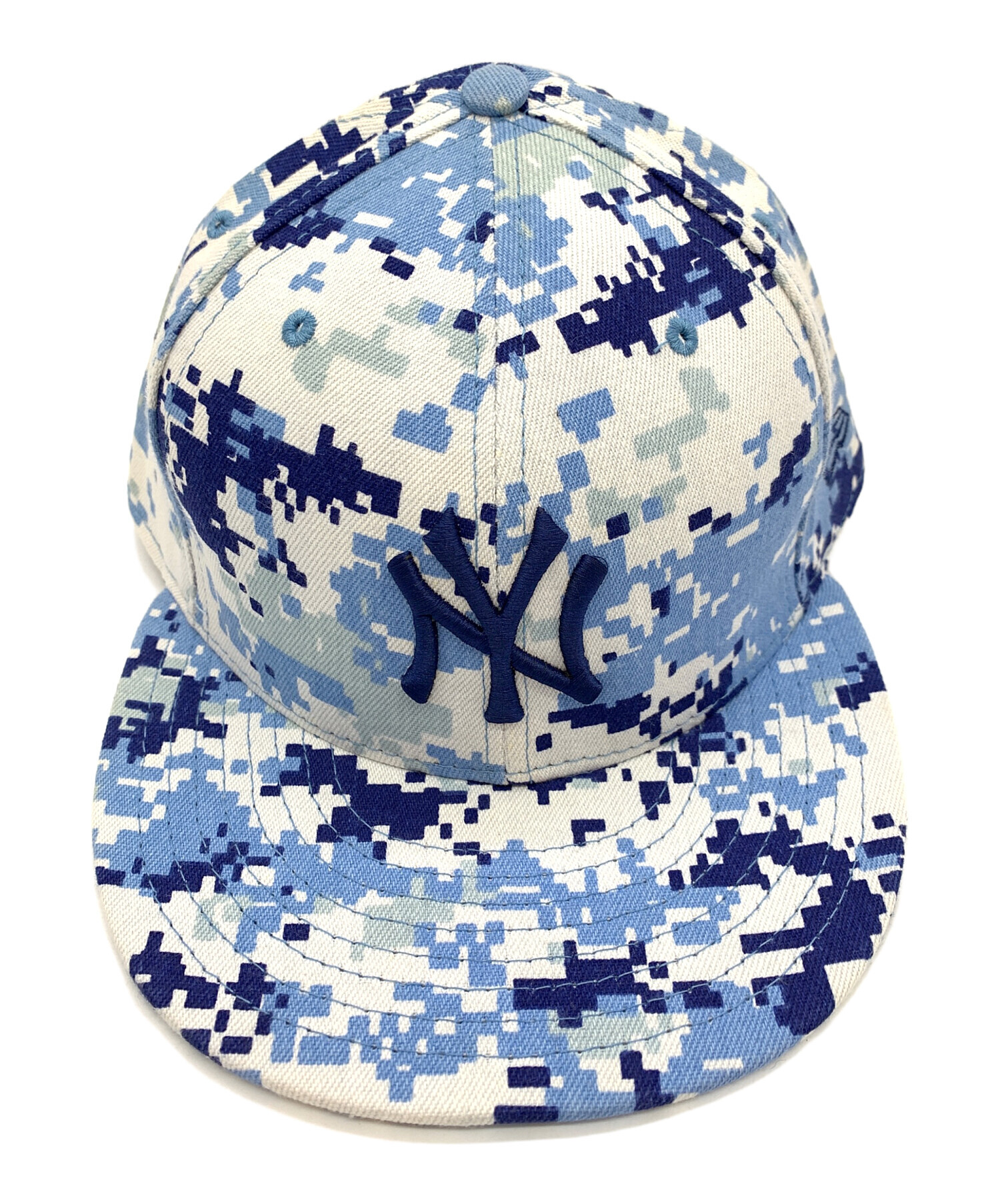 中古・古着通販】New Era (ニューエラ) キャップ ブルー×ホワイト