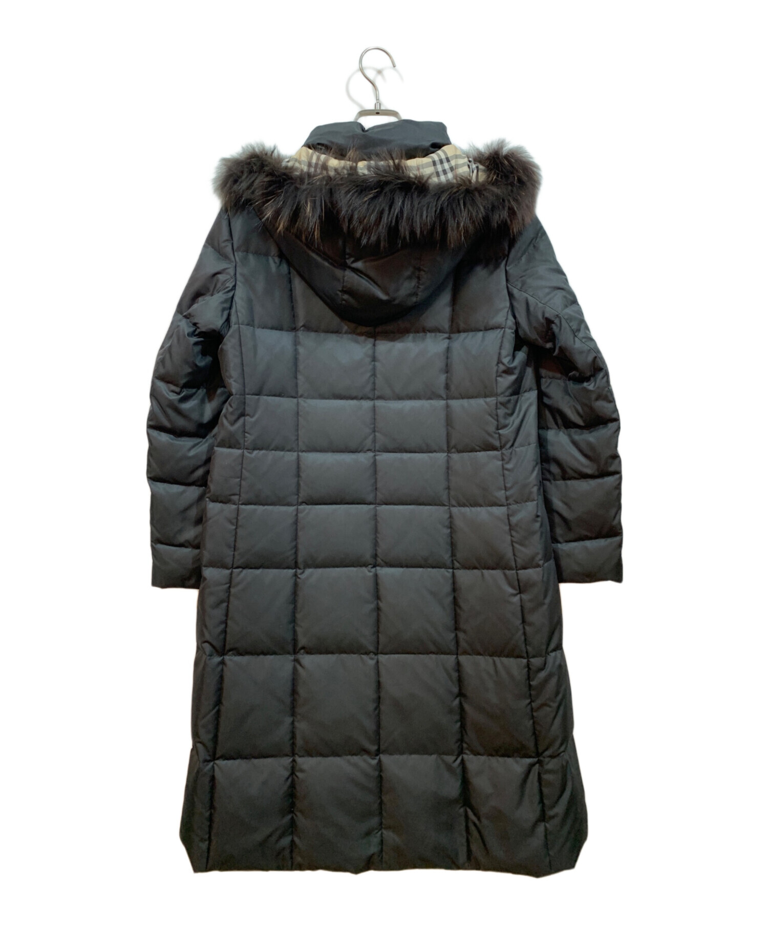 中古・古着通販】BURBERRY (バーバリー) ダウンコート ブラック サイズ 