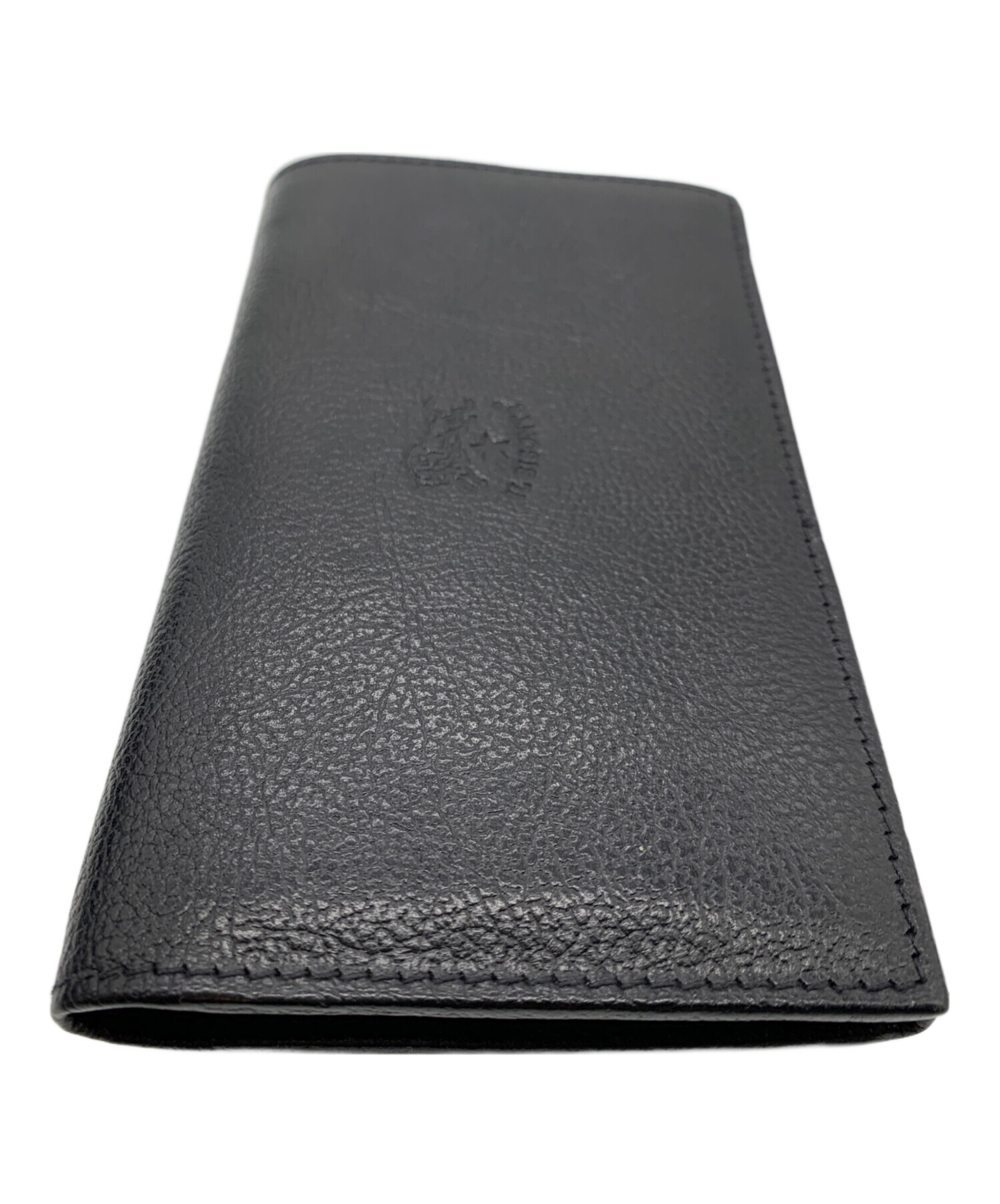 IL BISONTE ブラック 二つ折り財布 値下げ不可 中古・古着通販】IL BISONTE (イル ビゾンテ) 2つ折り財布 ブラック