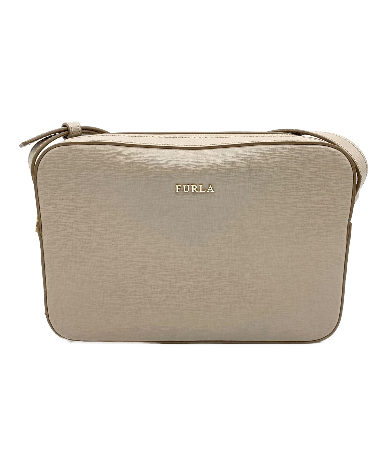 中古・古着通販】FURLA (フルラ) ショルダーバッグ ベージュ｜ブランド