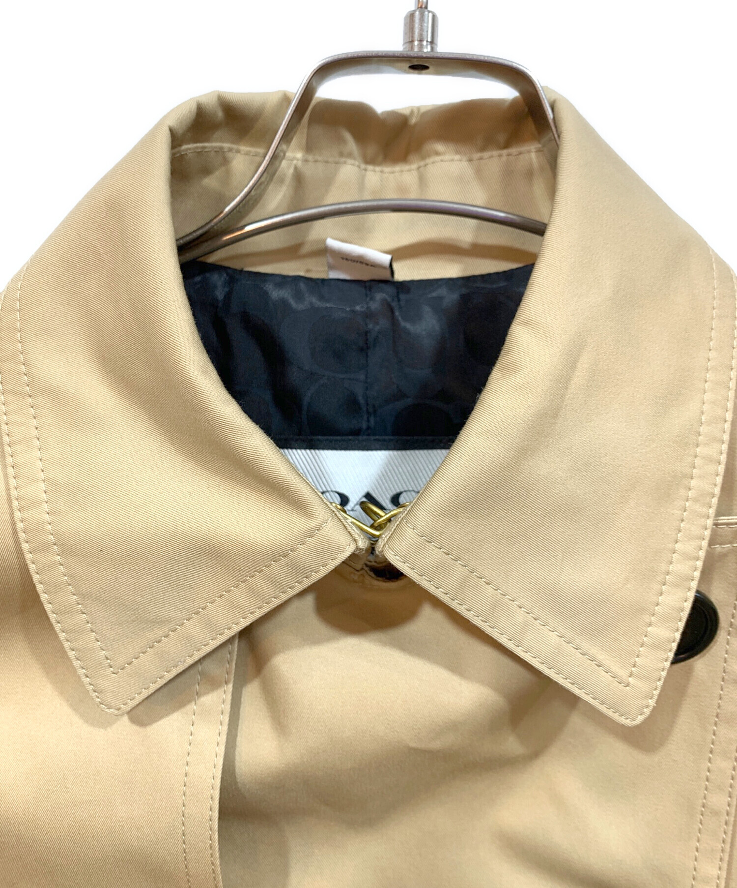 中古・古着通販】COACH (コーチ) トレンチコート ベージュ サイズ:S