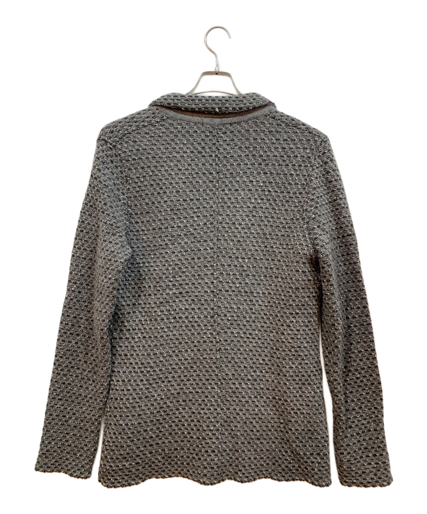 中古・古着通販】LARDINI (ラルディーニ) ニットジャケット グレー