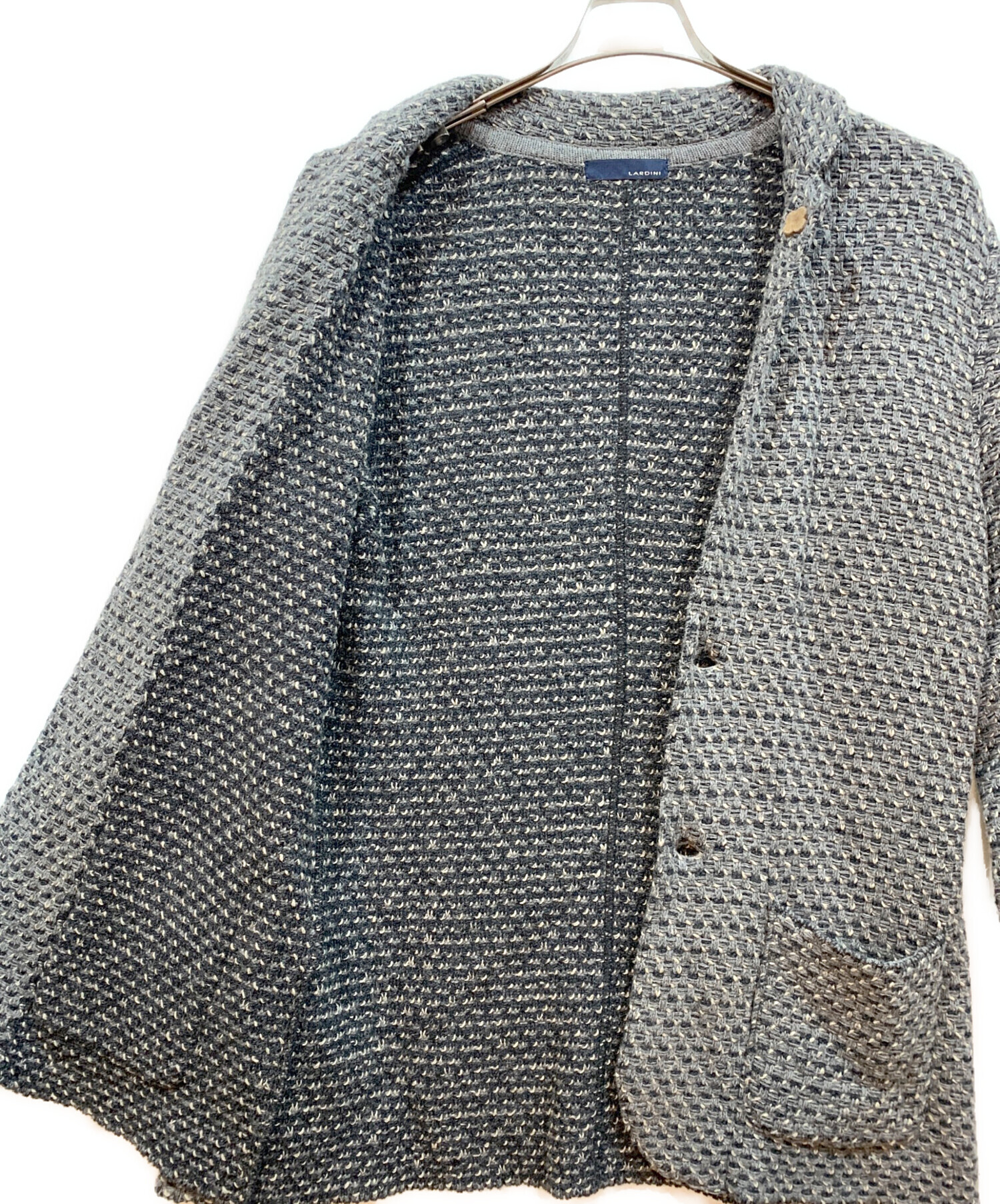 LARDINI ジャケット　中古　古着 中古・古着通販】LARDINI (ラルディーニ) ウールストライプ テーラード