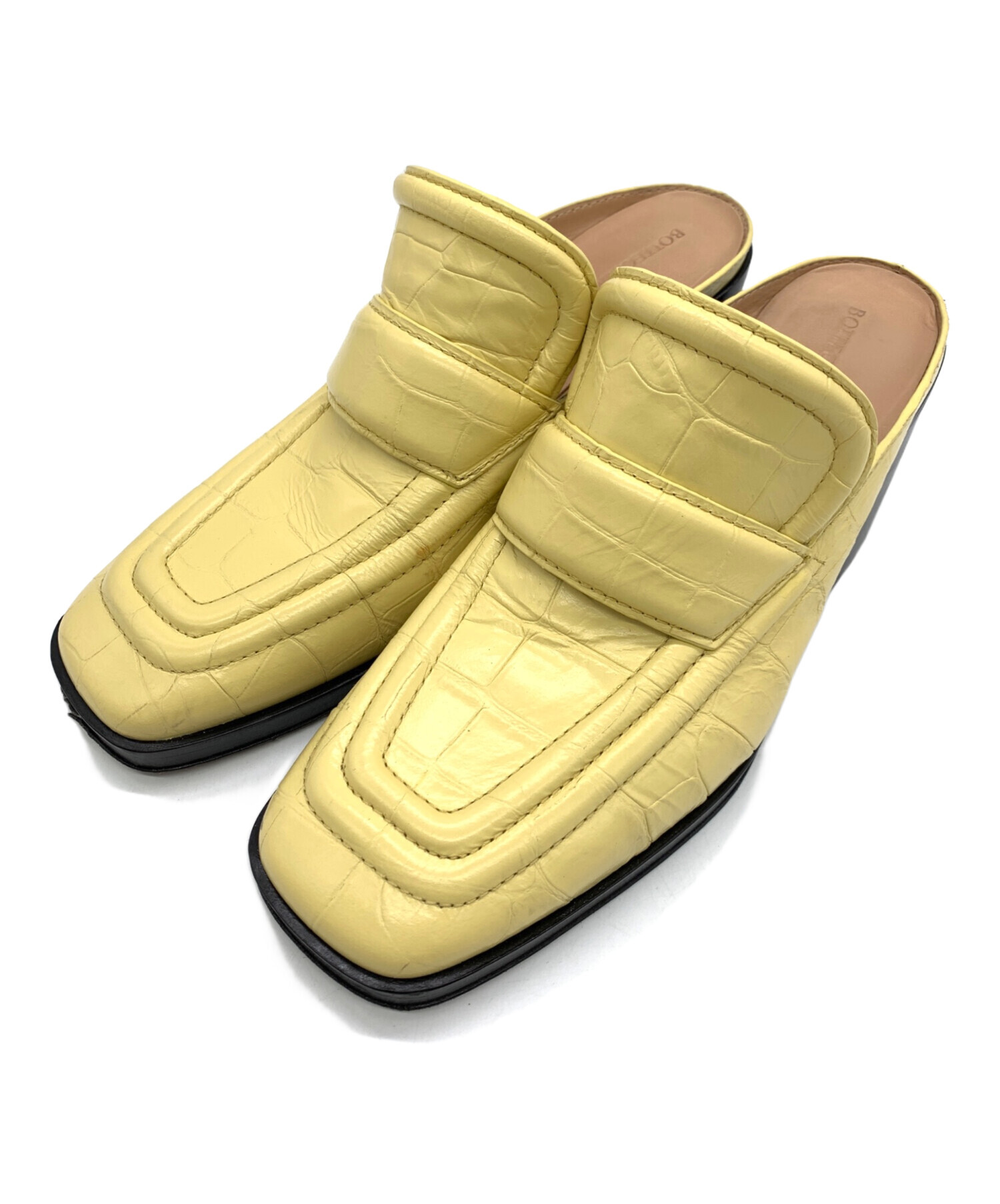 中古・古着通販】BOTTEGA VENETA (ボッテガベネタ) ミュール ベージュ