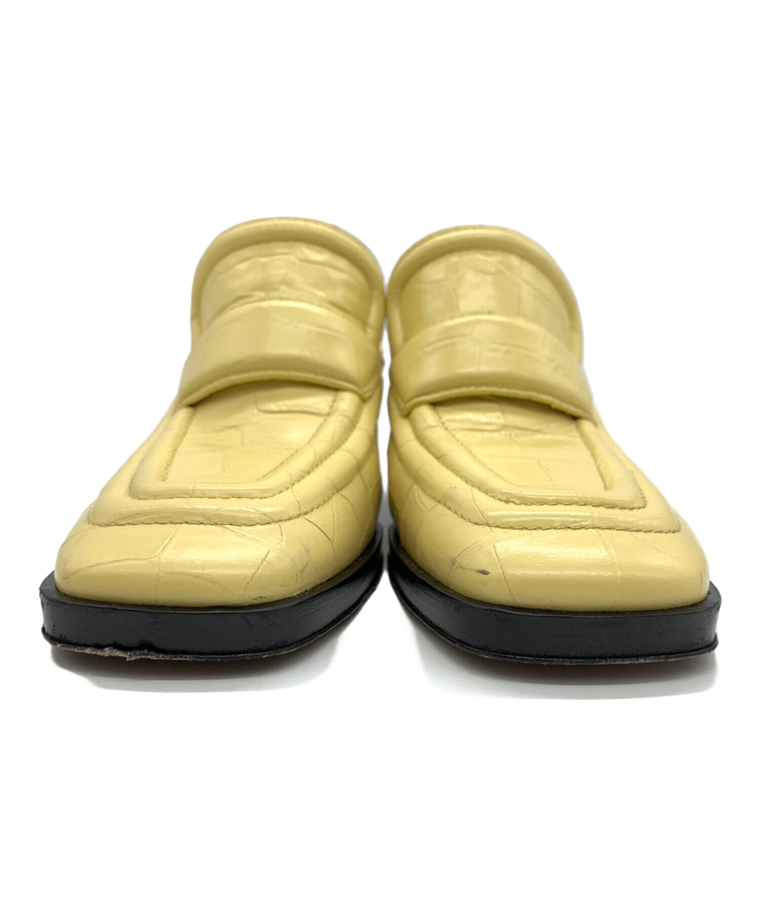 中古・古着通販】BOTTEGA VENETA (ボッテガベネタ) ミュール ベージュ