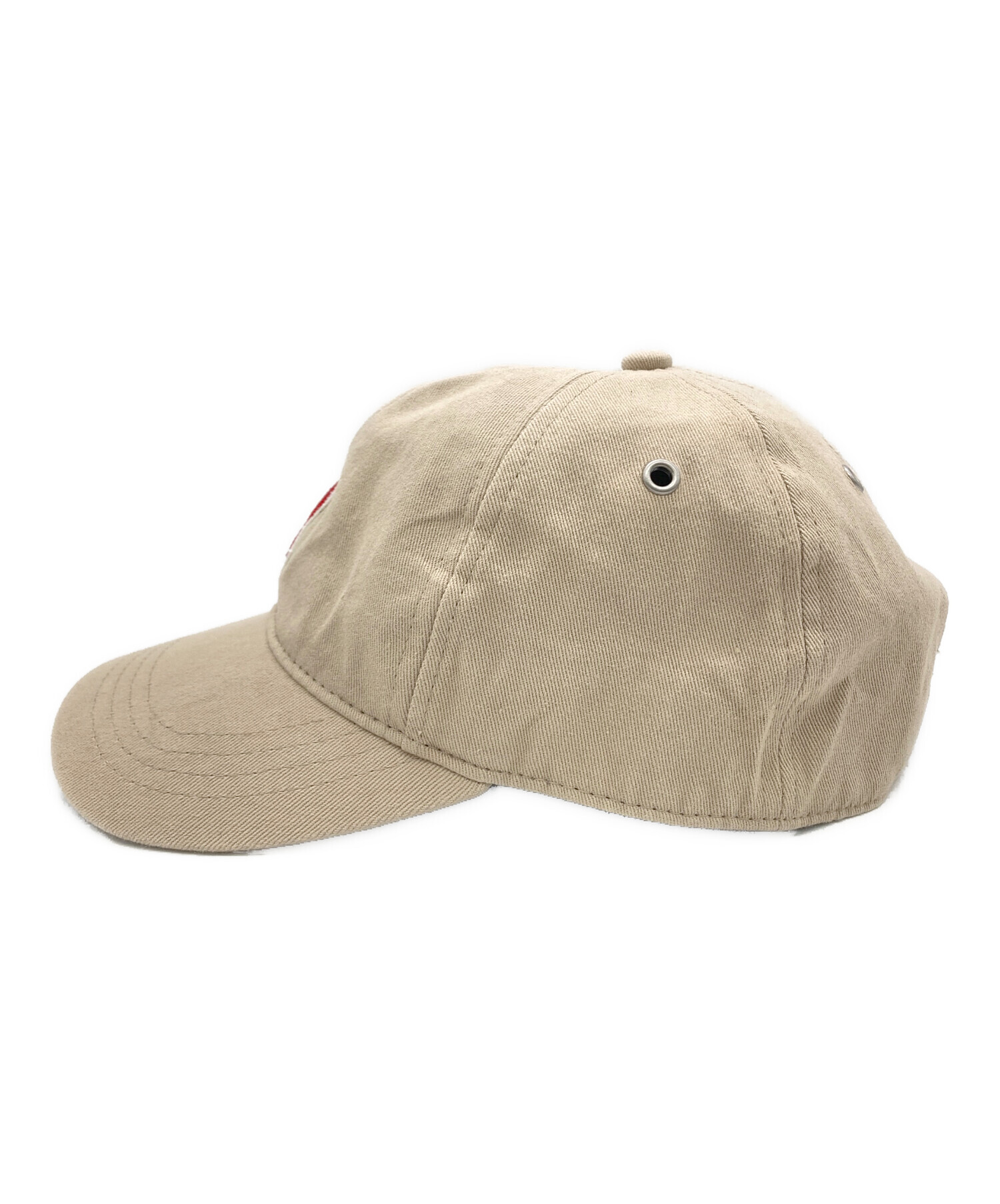 ami ベージュ ベースボールキャップ 中古・古着通販】ami (アミ) キャップ ベージュ｜ブランド・古着通販