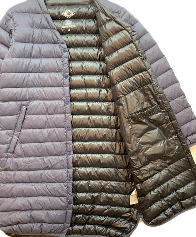 DANTON ダントン インナーダウン ロング　ネイビー 34 中古・古着通販】DANTON (ダントン) インナーダウンロング ネイビー