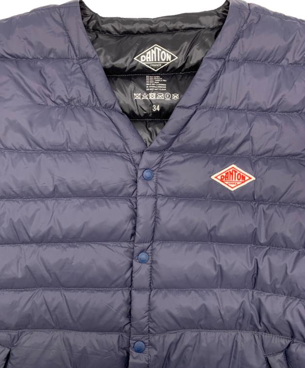 ダントン　インナーダウン ネイビー　34 34 DANTON ダントン インナーダウン ライトダウン ネイビー 紺 本日