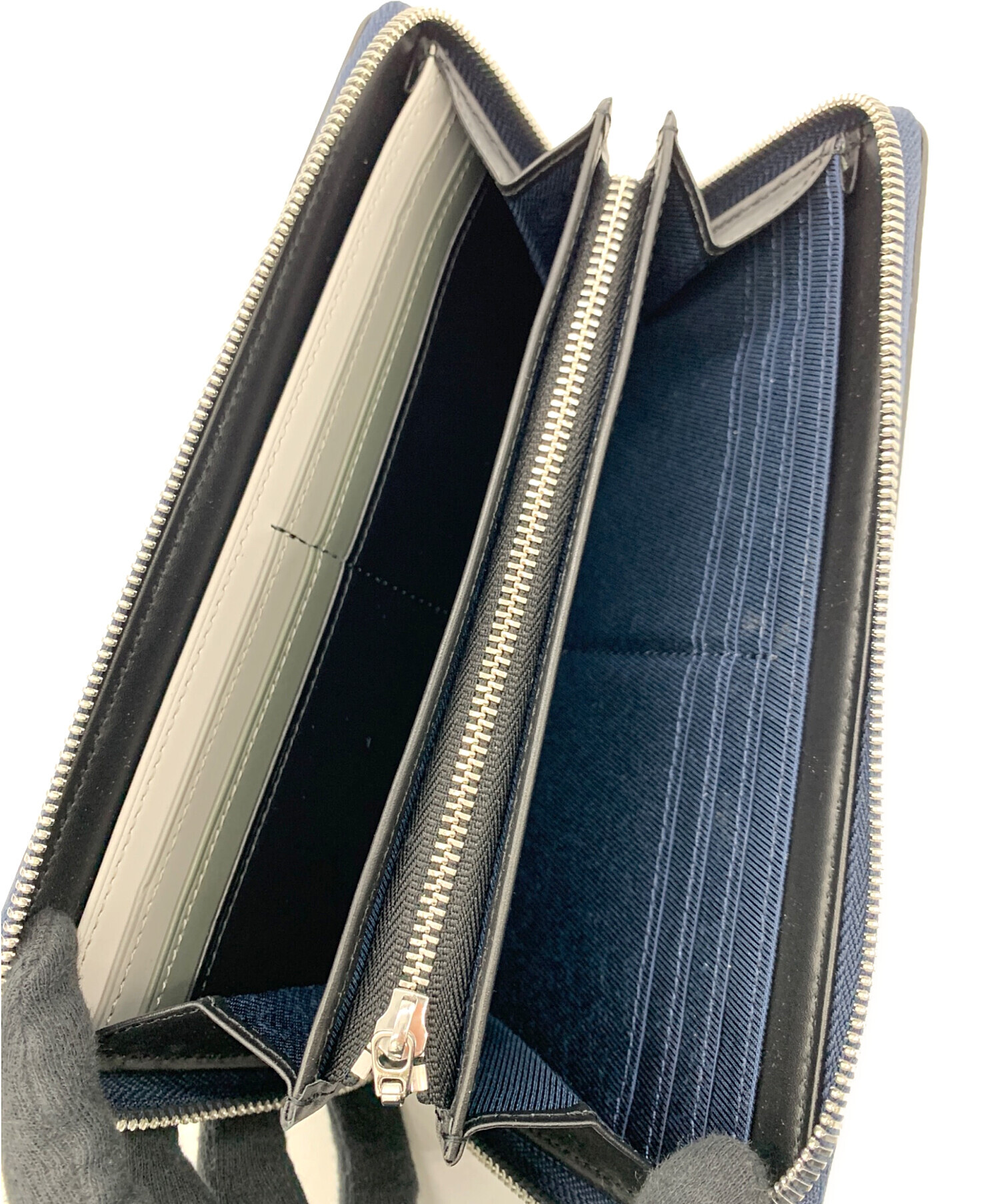 ネイビー ナイロン 長財布 新品タグ付き 中古・古着通販】TAKEO KIKUCHI (タケオキクチ) 長財布 ネイビー