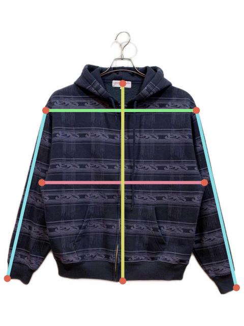 中古・古着通販】YARDSALE (ヤードセール) ジップパーカー ネイビー