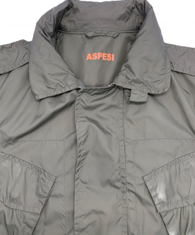 中古・古着通販】ASPESI (アスペジ) ナイロンジャケット オリーブ
