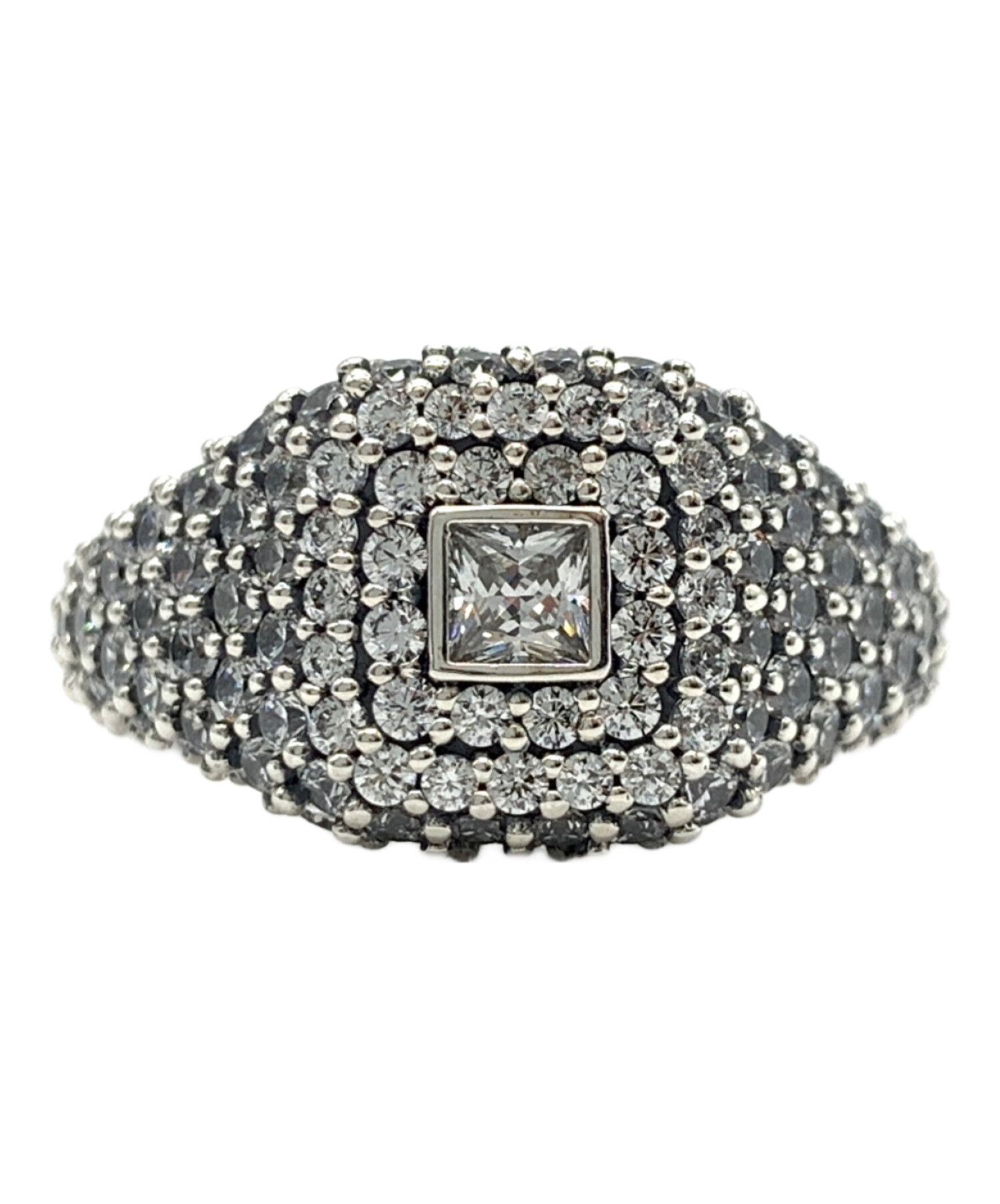 中古・古着通販】PANDORA (パンドラ) Pave Square Cocktail Ring