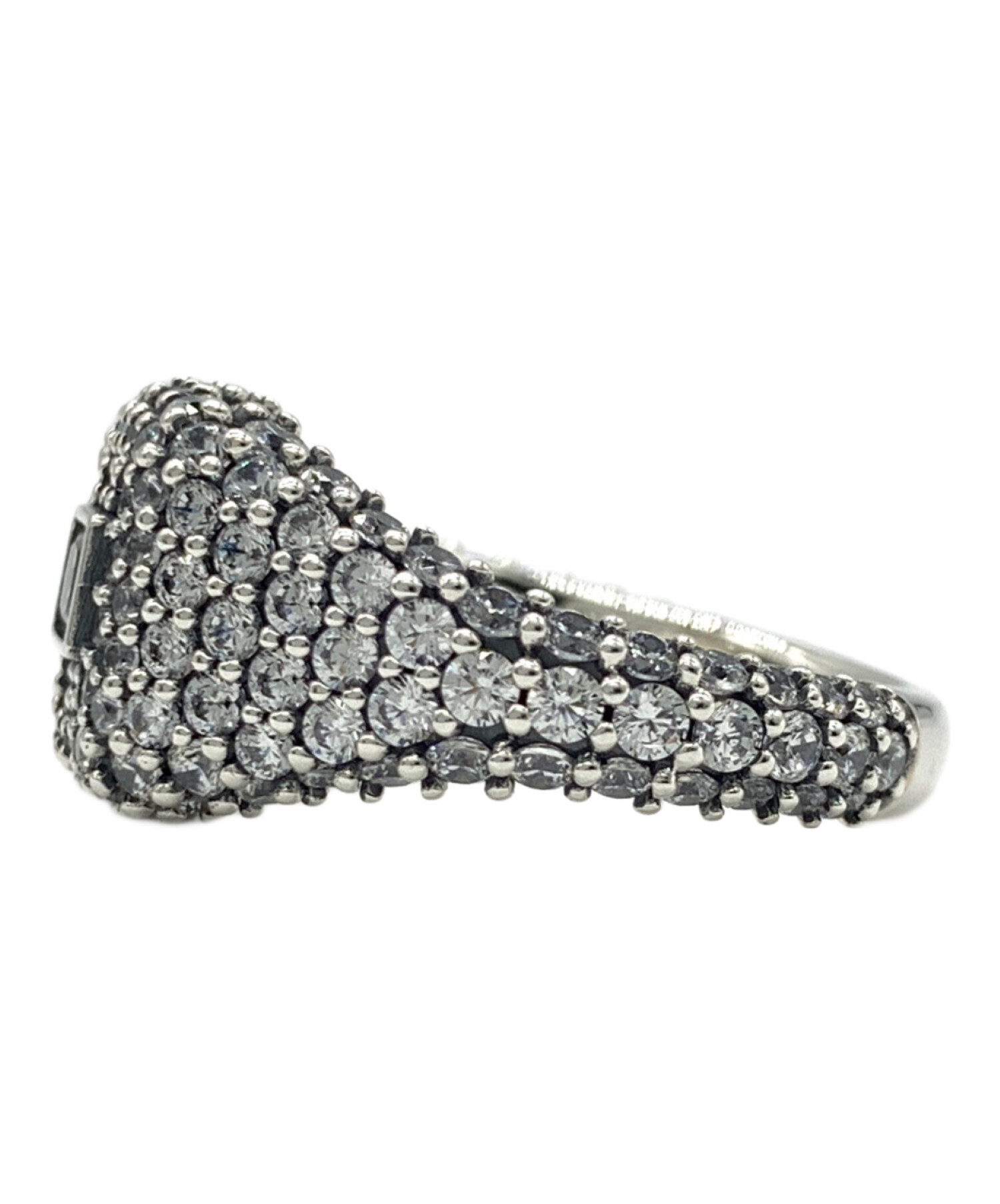 中古・古着通販】PANDORA (パンドラ) Pave Square Cocktail Ring 中古・古着通販】PANDORA (パンドラ) Pave Square Cocktail Ring