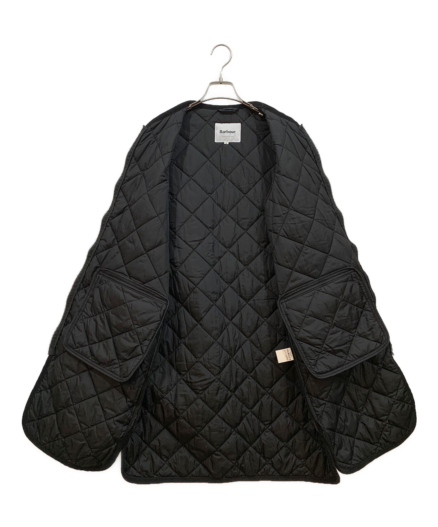 Barbour キルティングジレ BLACK 中古・古着通販】Barbour (バブアー) UNITED ARROWS (ユナイテッド