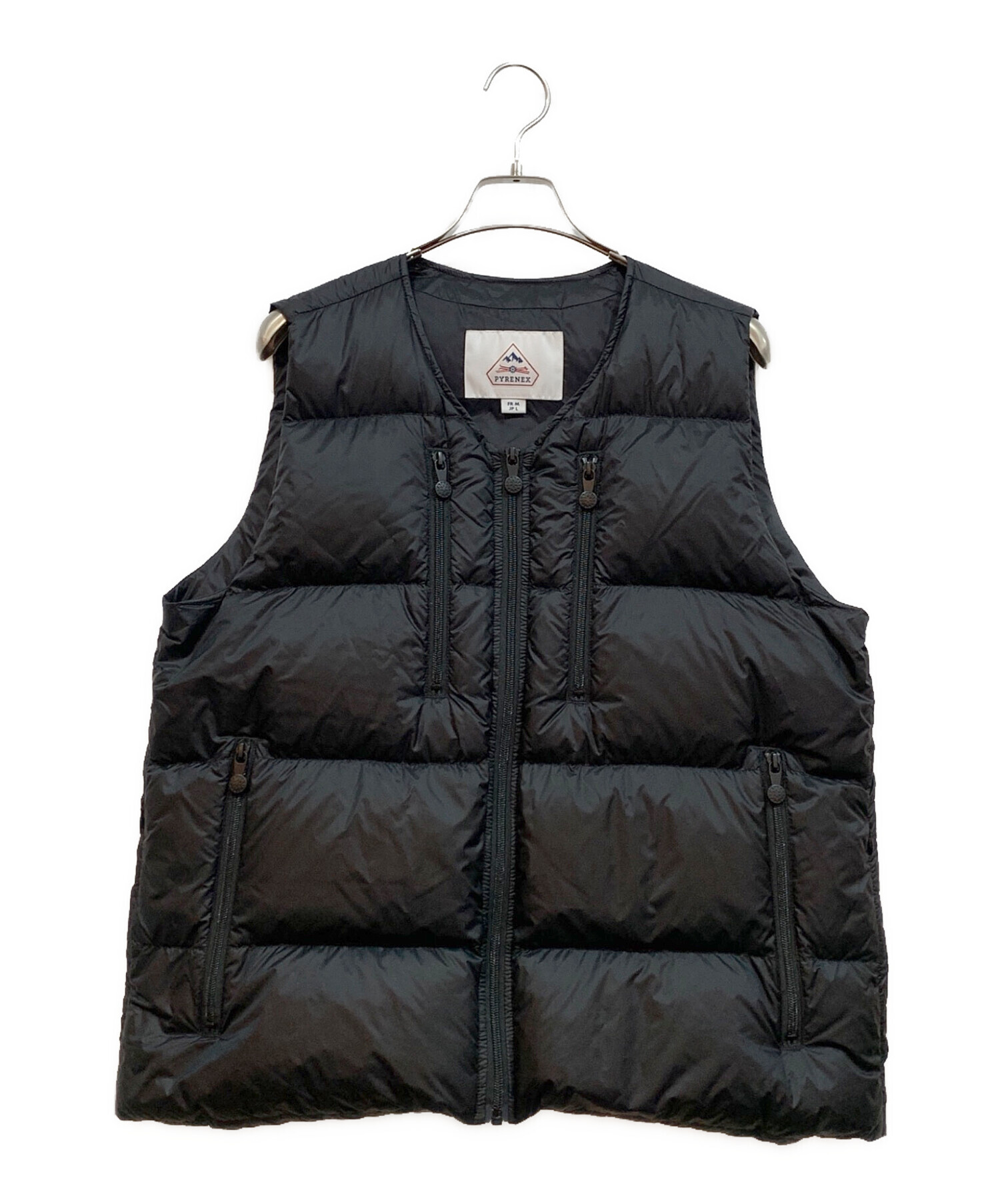 中古・古着通販】Pyrenex (ピレネックス) ダウンベスト ブラック