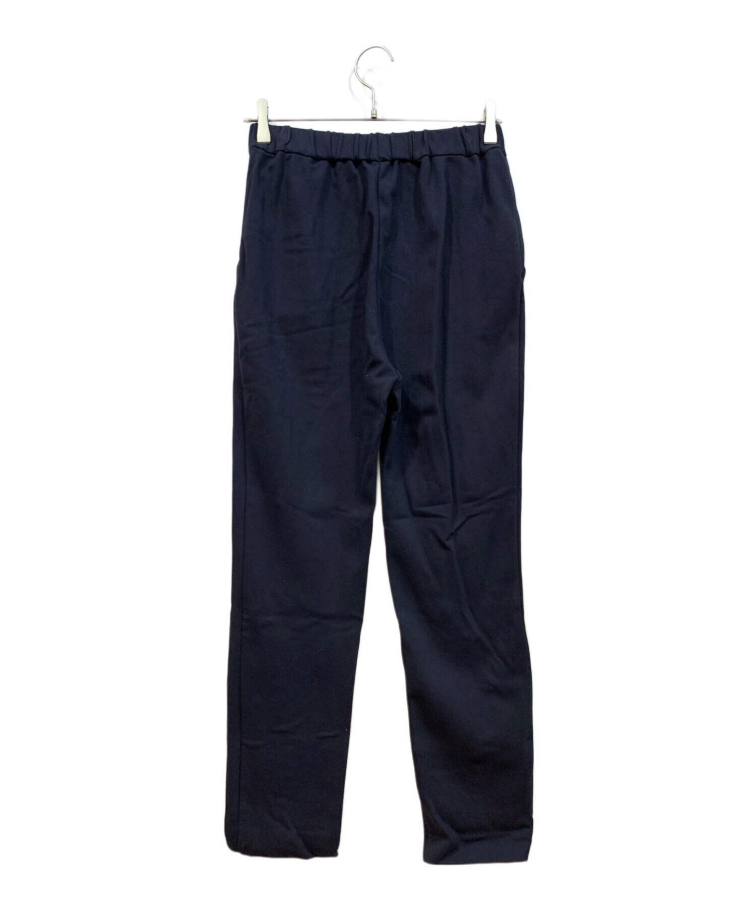 中古・古着通販】YORI (ヨリ) ぬくぬくスリムパンツ ネイビー サイズ