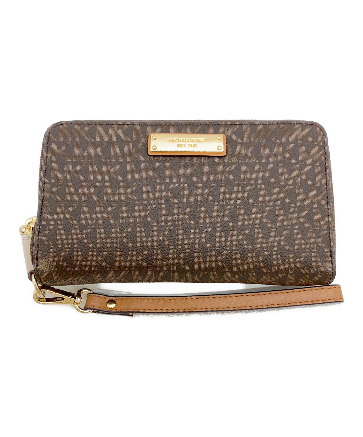 中古・古着通販】MICHAEL KORS (マイケル・コース) 長財布 ブラウン