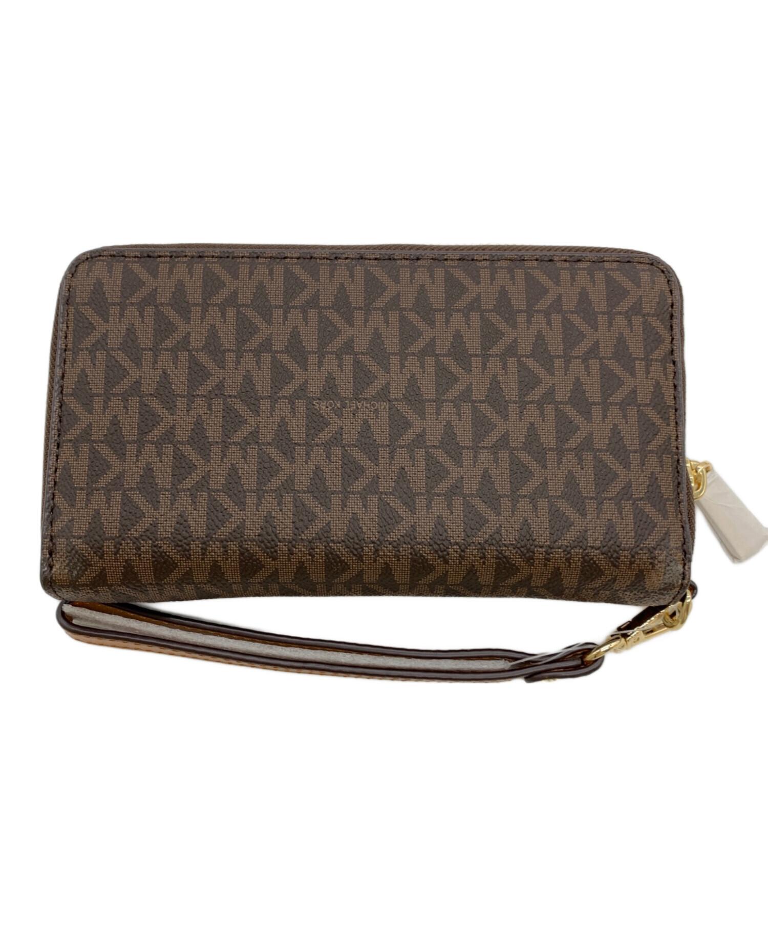 マイケルコース　シグネチャー・ブラウン長財布　新品、未使用 中古・古着通販】MICHAEL KORS (マイケル・コース) 長財布 ブラウン