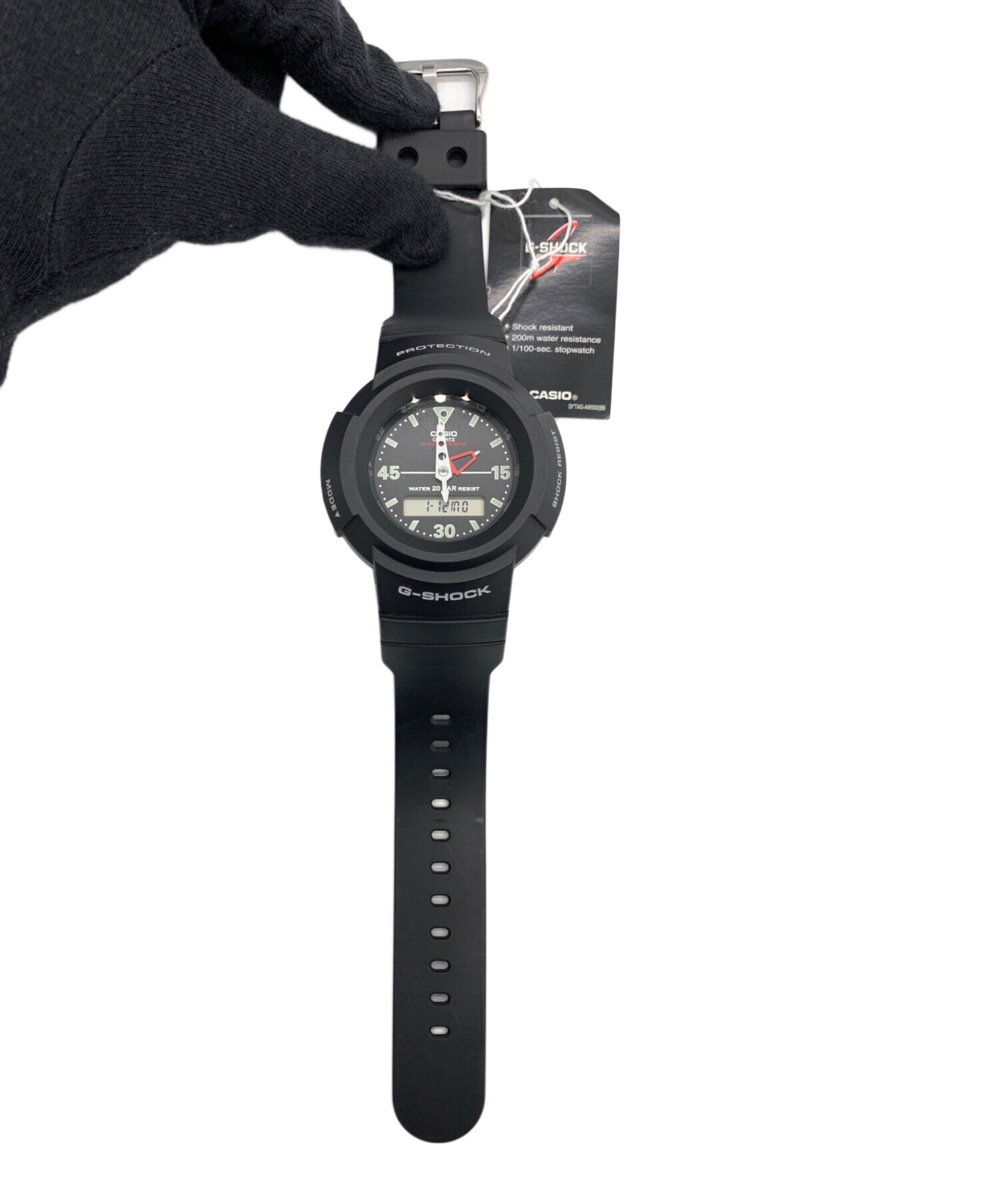 CASIO G-SHOCK AW-500G ブラック 帰ってきたアナログ×デジタルG-SHOCK！AW-500・AWM-500を徹底解剖