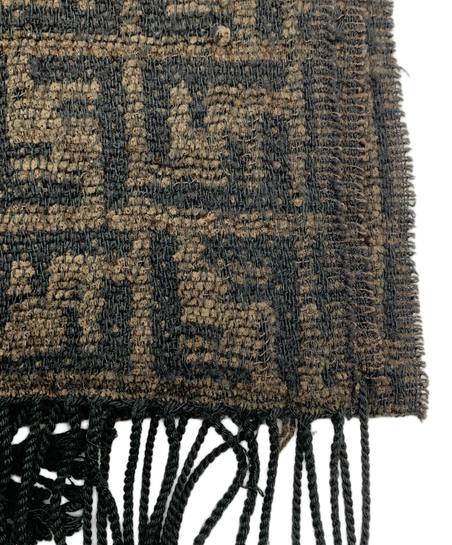 中古・古着通販】FENDI (フェンディ) マフラー ブラウン×ブラック