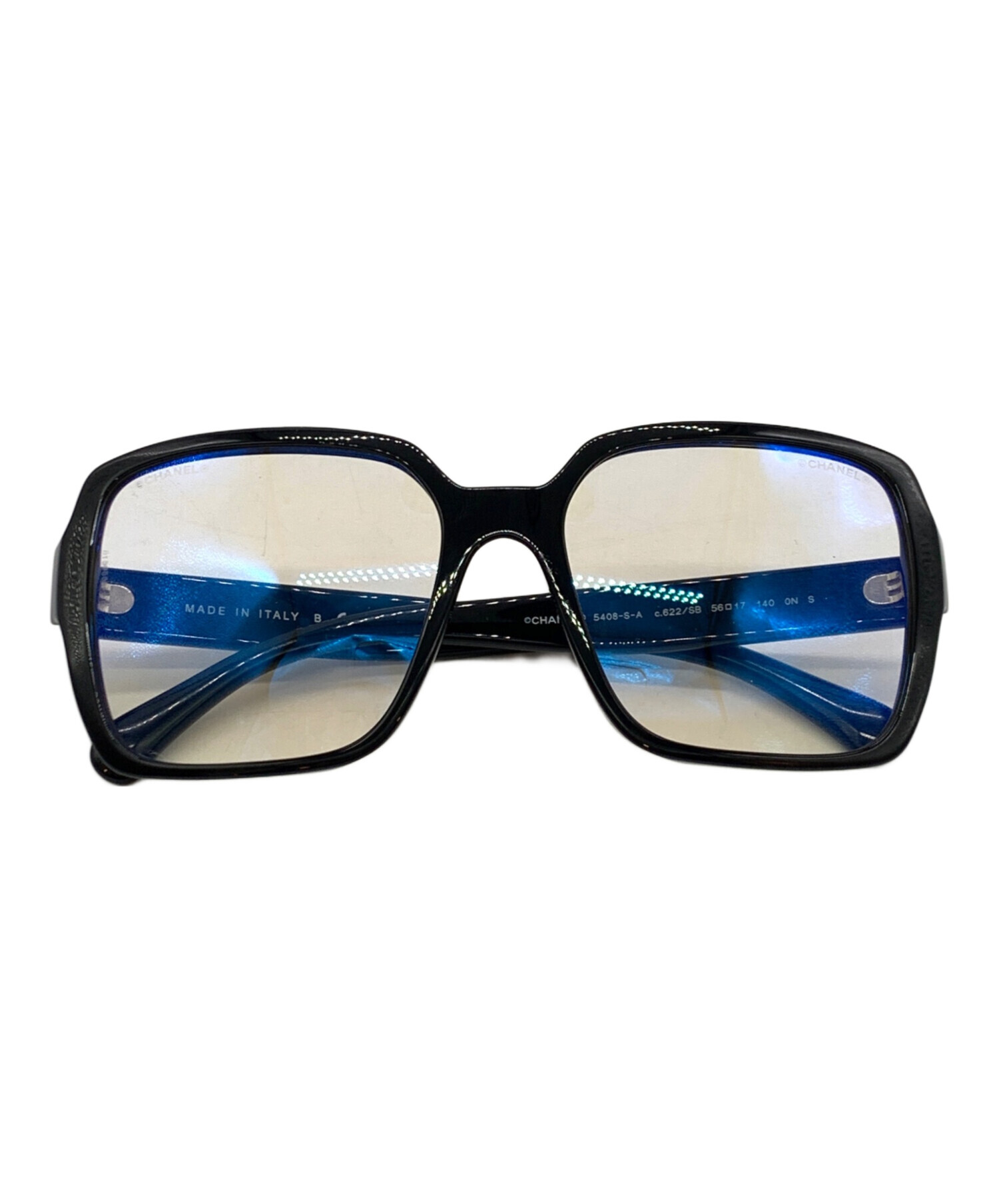 中古・古着通販】CHANEL (シャネル) サングラス ブラック サイズ:56