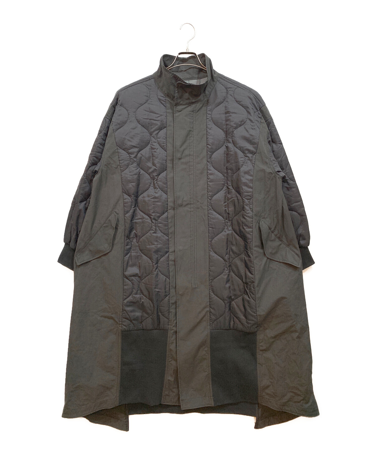 中古・古着通販】etsinta (エシンタ) 切替マキシミリタリーコート