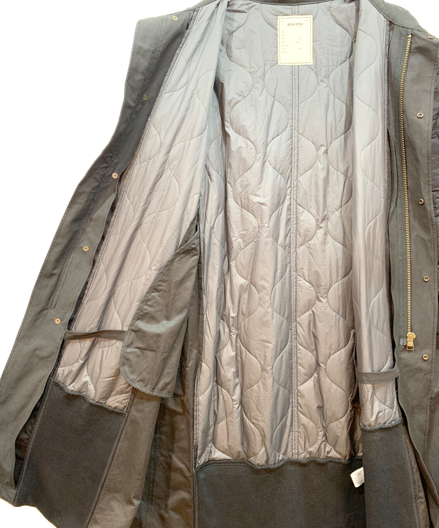 etsinta/エシンタ」切替マキシミリタリーコート 中古 etsinta/エシンタ