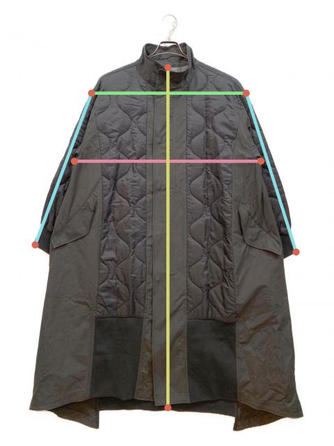 中古・古着通販】etsinta (エシンタ) 切替マキシミリタリーコート