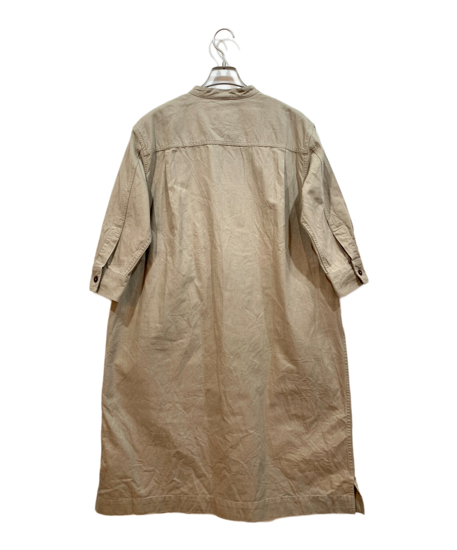 良品 MARGARET HOWELL マーガレットハウエル COTTON LINEN MHL シャツ ブラウス サイズ1 ブラウン レディース 古着 中古 USED MARGARET HOWELL（マーガレットハウエル） 良品 COTTON LINEN MHL