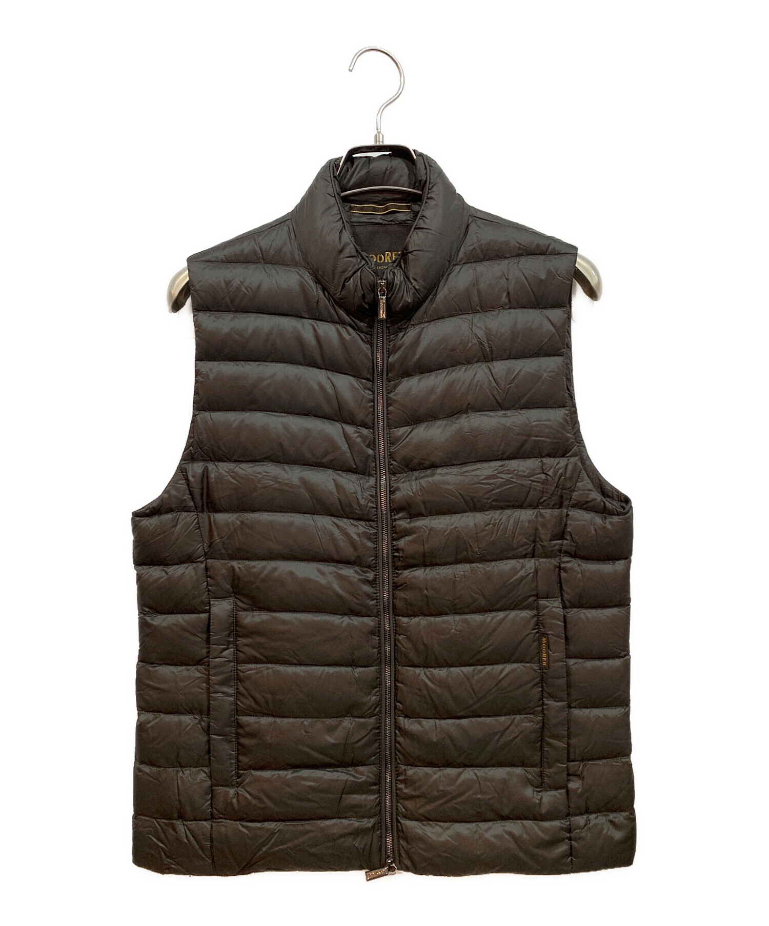 【新品未使用】MOORER ムーレー 高級 ダウンベストKITAMI 44 中古・古着通販】MOORER (ムーレー) ダウンベスト ブラック サイズ:44