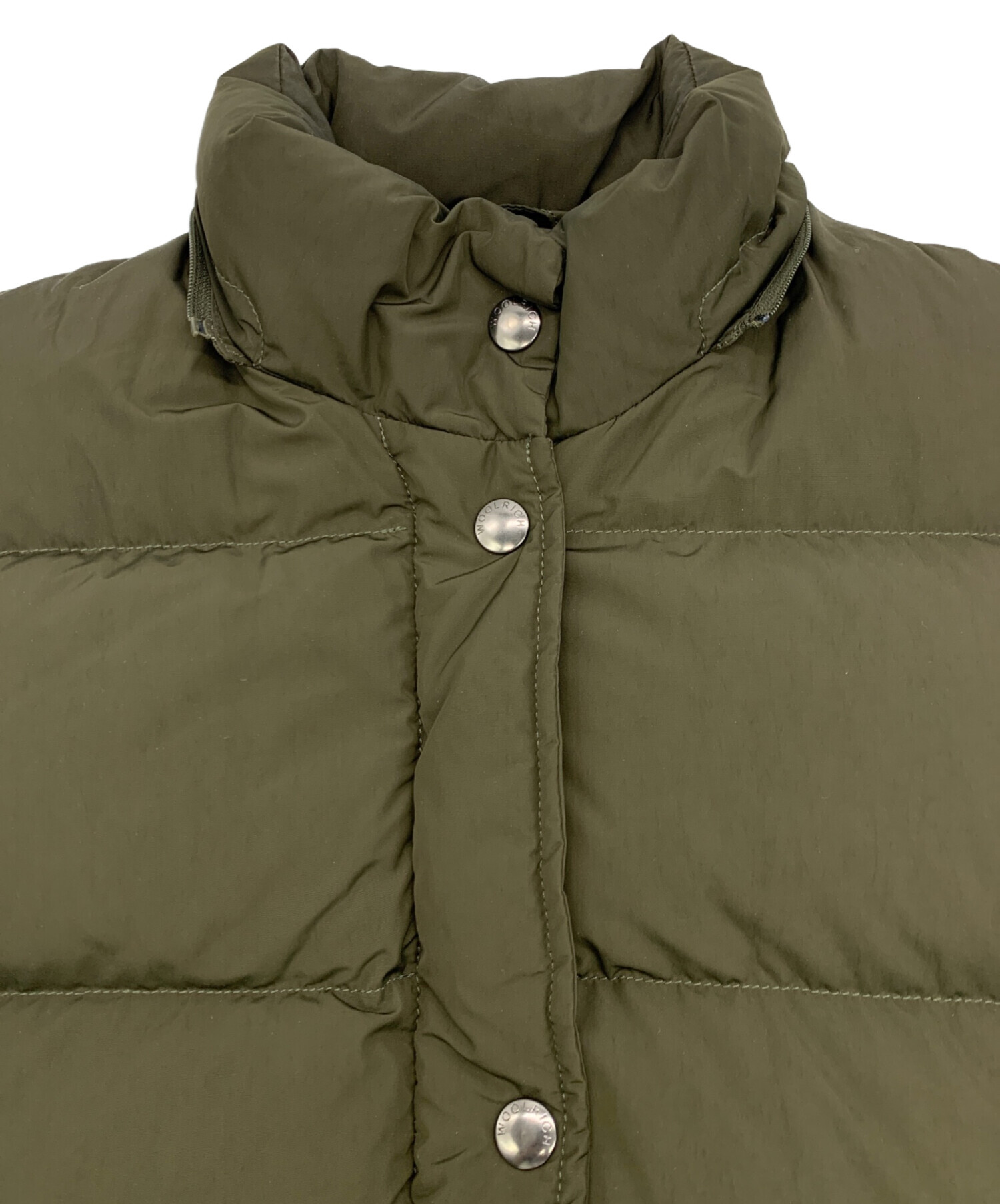 中古・古着通販】WOOLRICH (ウールリッチ) ダウンベスト オリーブ