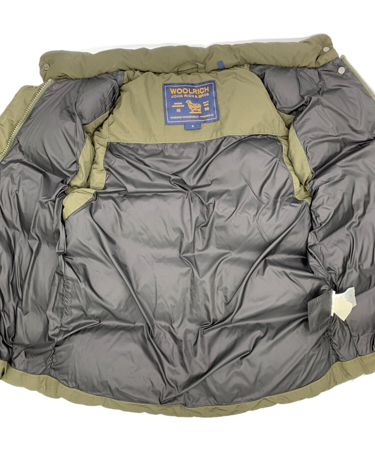 中古・古着通販】WOOLRICH (ウールリッチ) ダウンベスト オリーブ