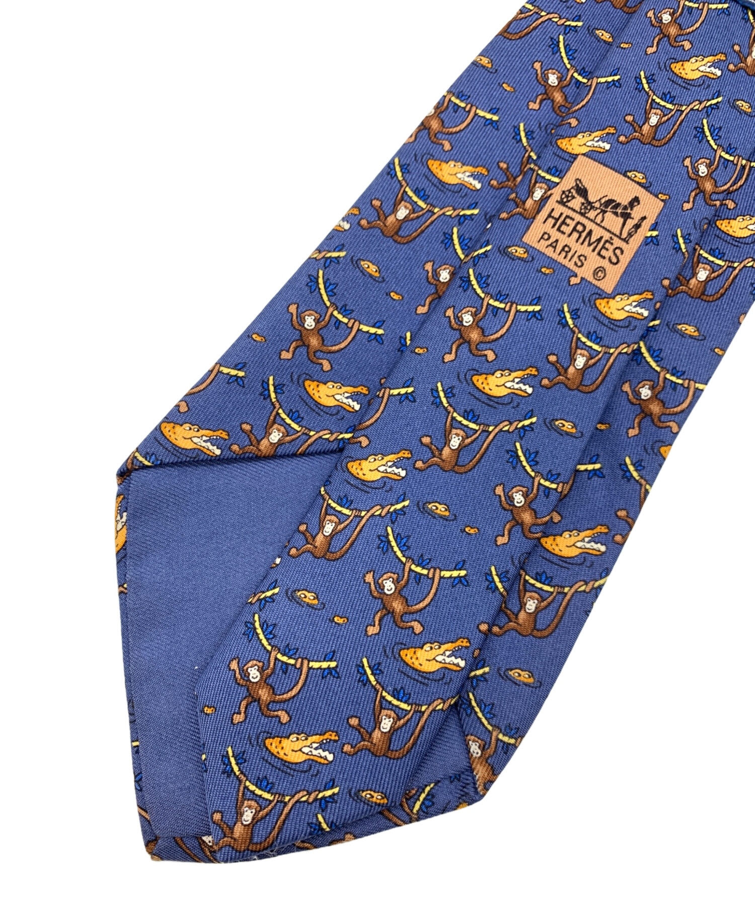 中古・古着通販】HERMES (エルメス) ネクタイ ネイビー サイズ:無し